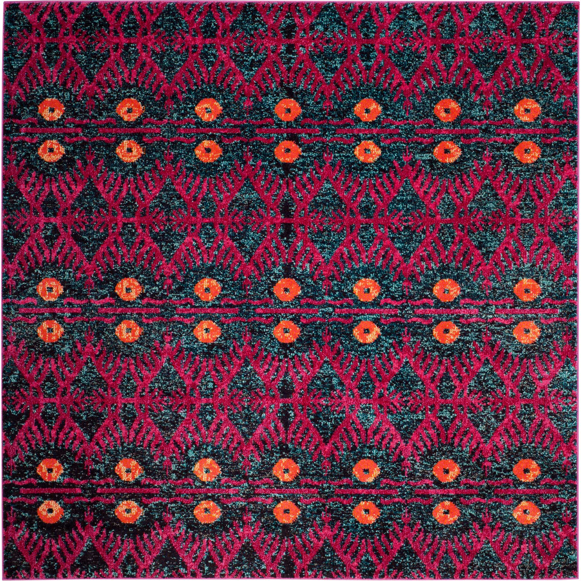 Monaco Bohemian Pink/Multi Area Rug - Image 3