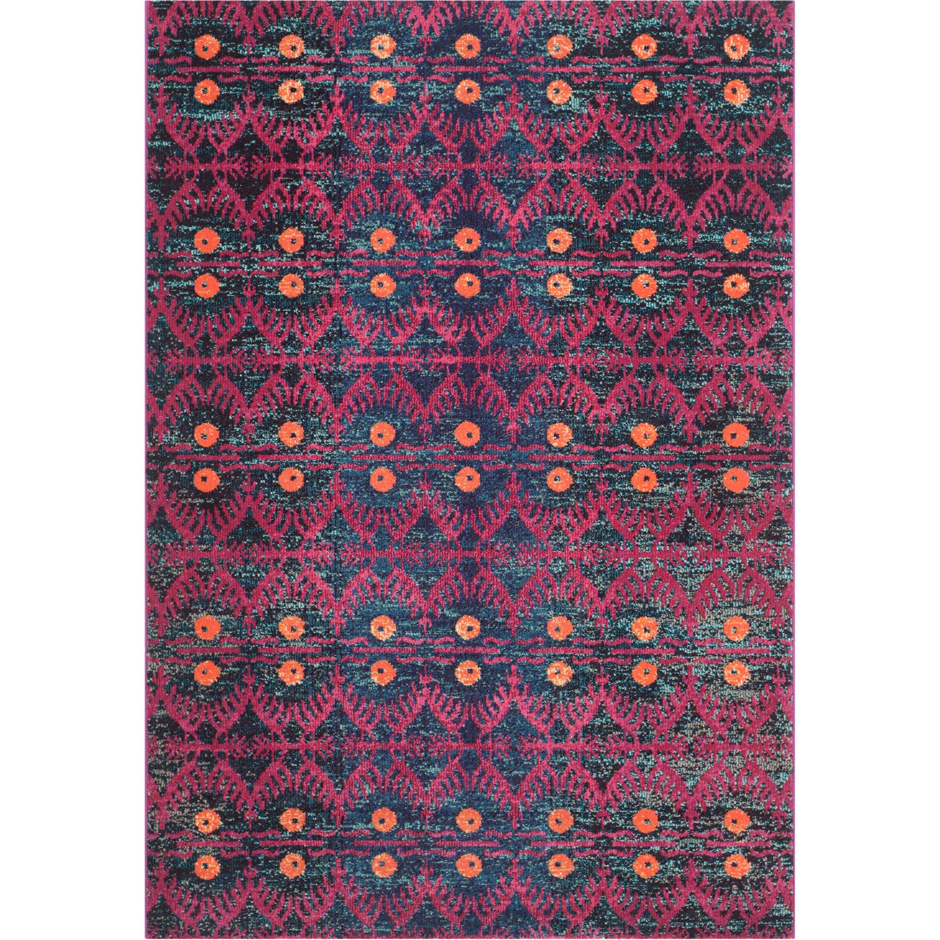 Monaco Bohemian Pink/Multi Area Rug - Image 4