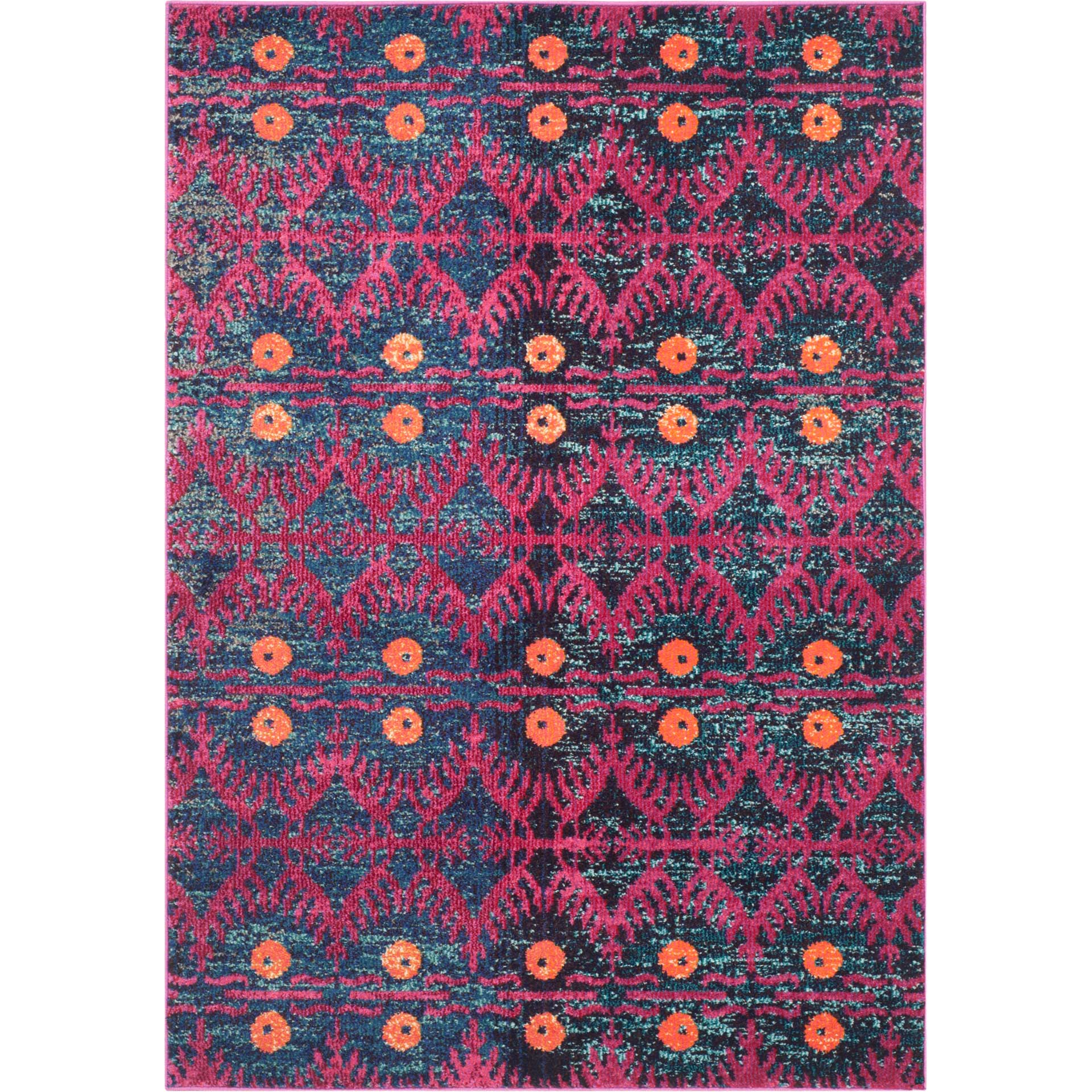 Monaco Bohemian Pink/Multi Area Rug - Image 5
