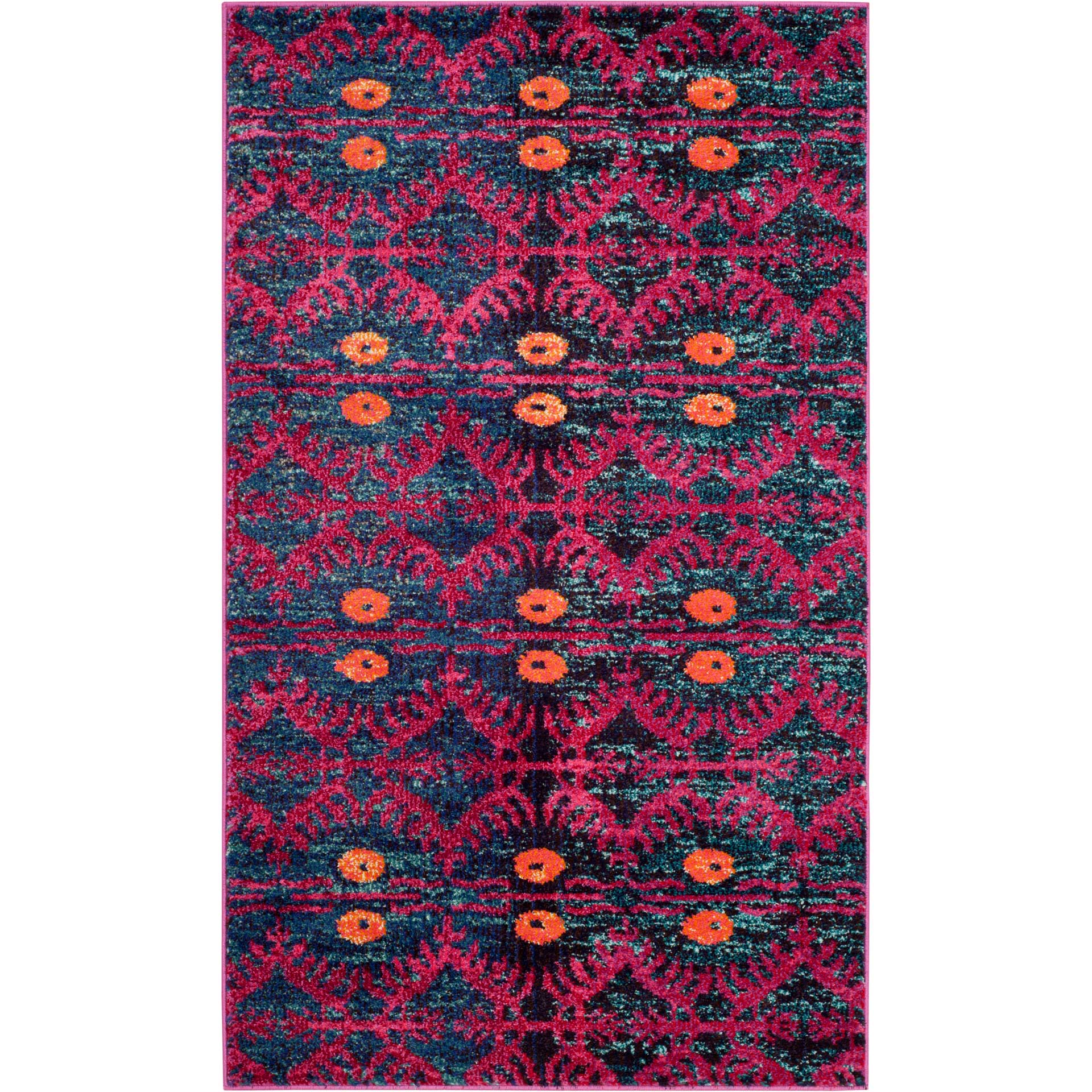 Monaco Bohemian Pink/Multi Area Rug - Image 6