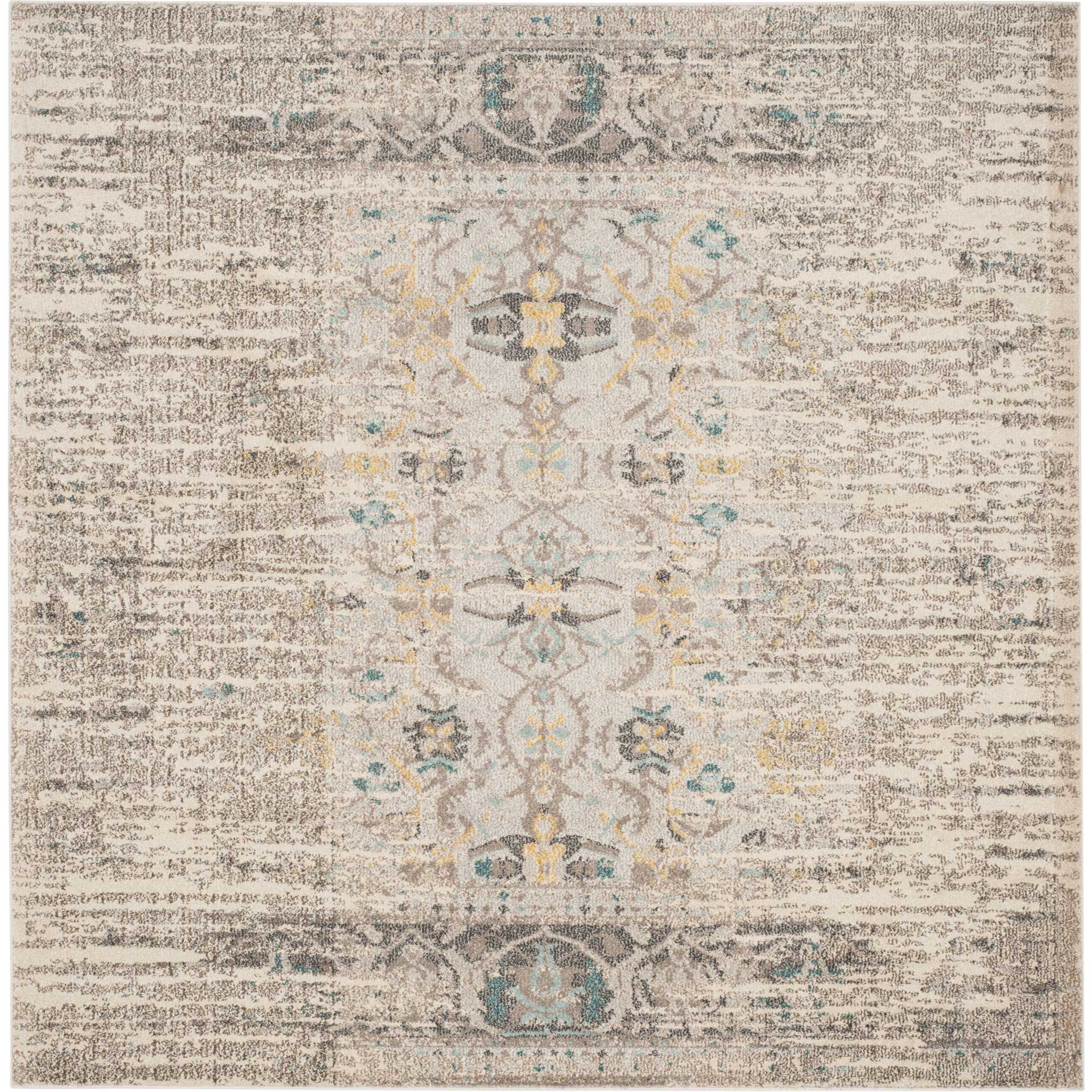 Monaco Distressed Gray/Multi Area Rug - Image 3