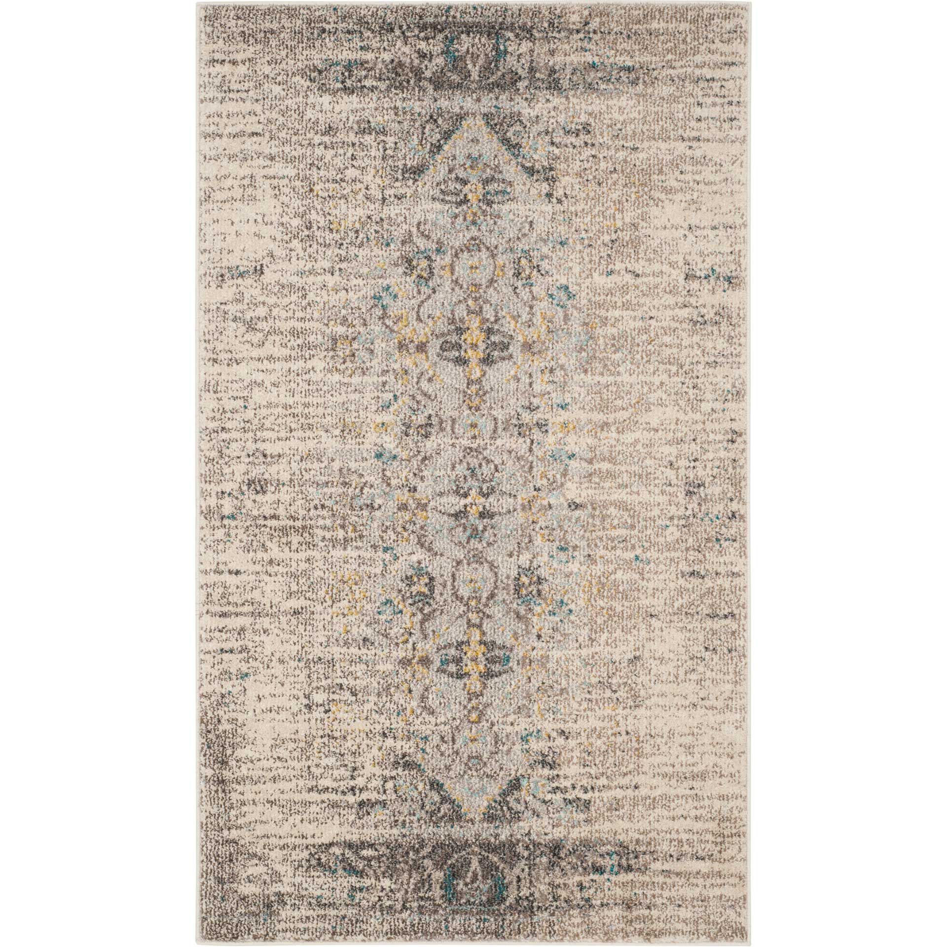 Monaco Distressed Gray/Multi Area Rug - Image 5