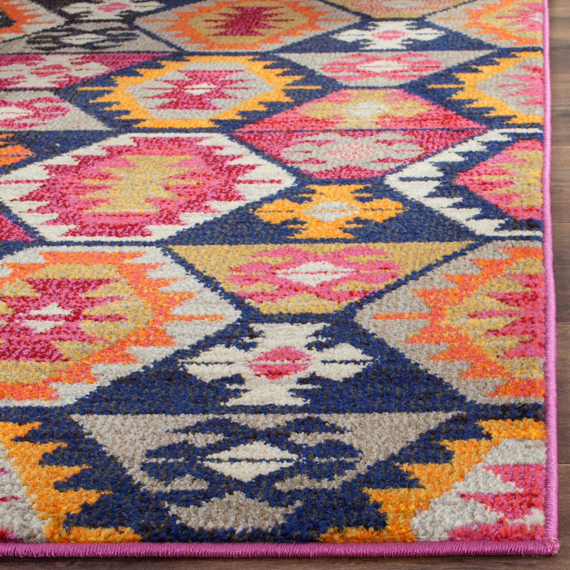 Monaco Fuchsia/Multi Area Rug - Image 5