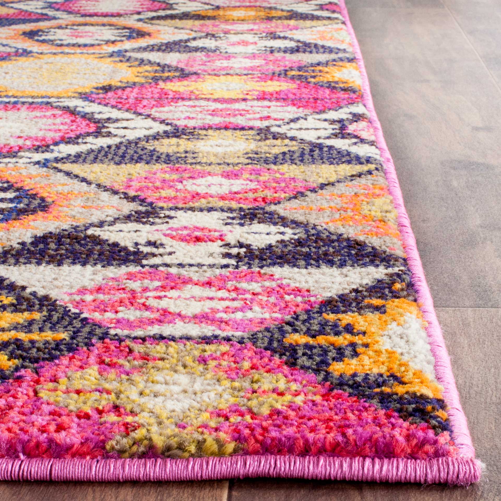 Monaco Fuchsia/Multi Area Rug - Image 6