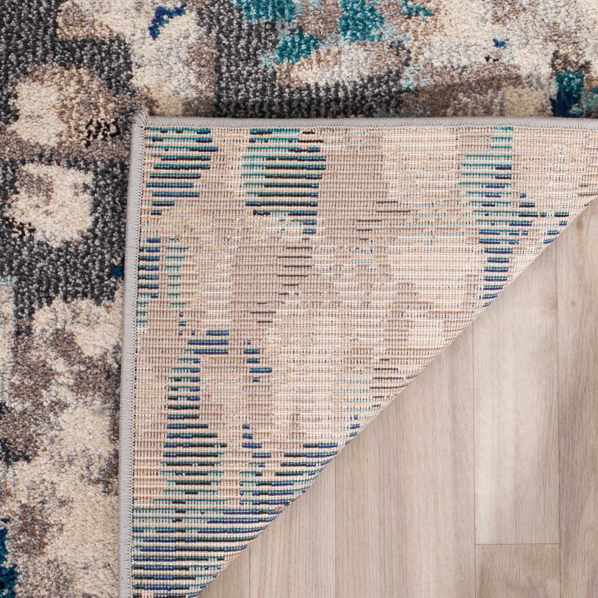 Monaco Gray/Light Blue Area Rug - Image 6