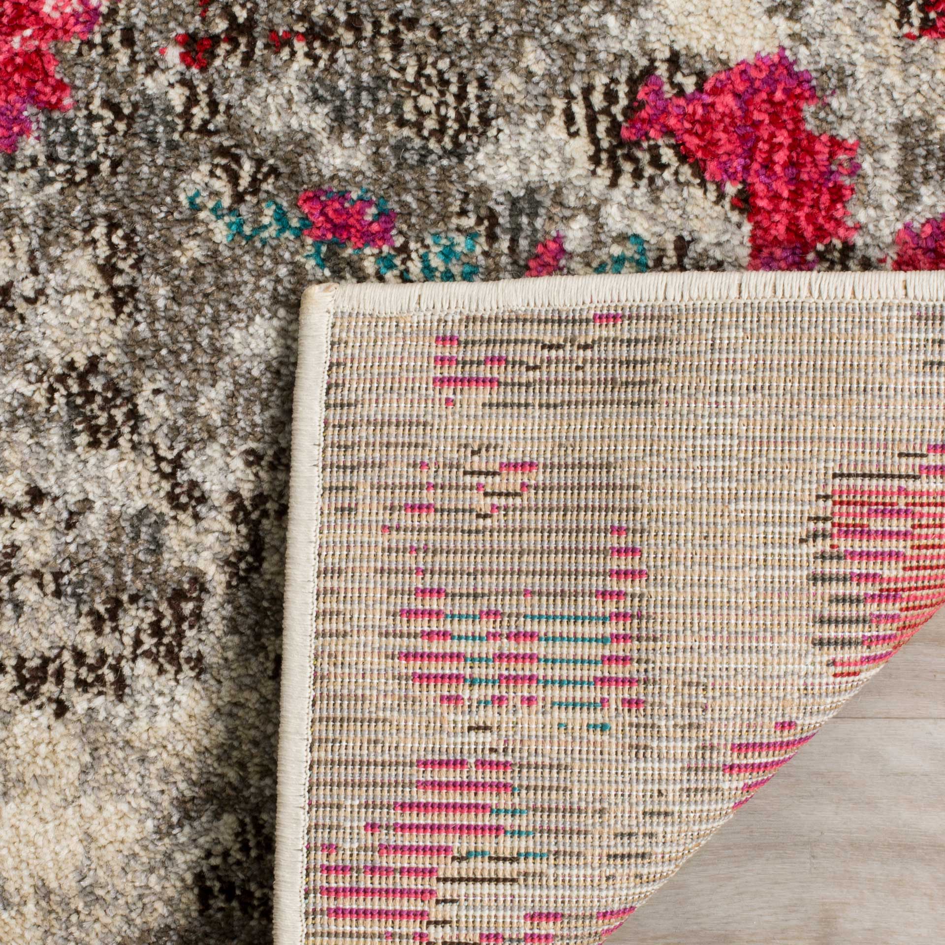 Monaco Gray/Red Area Rug - Image 6