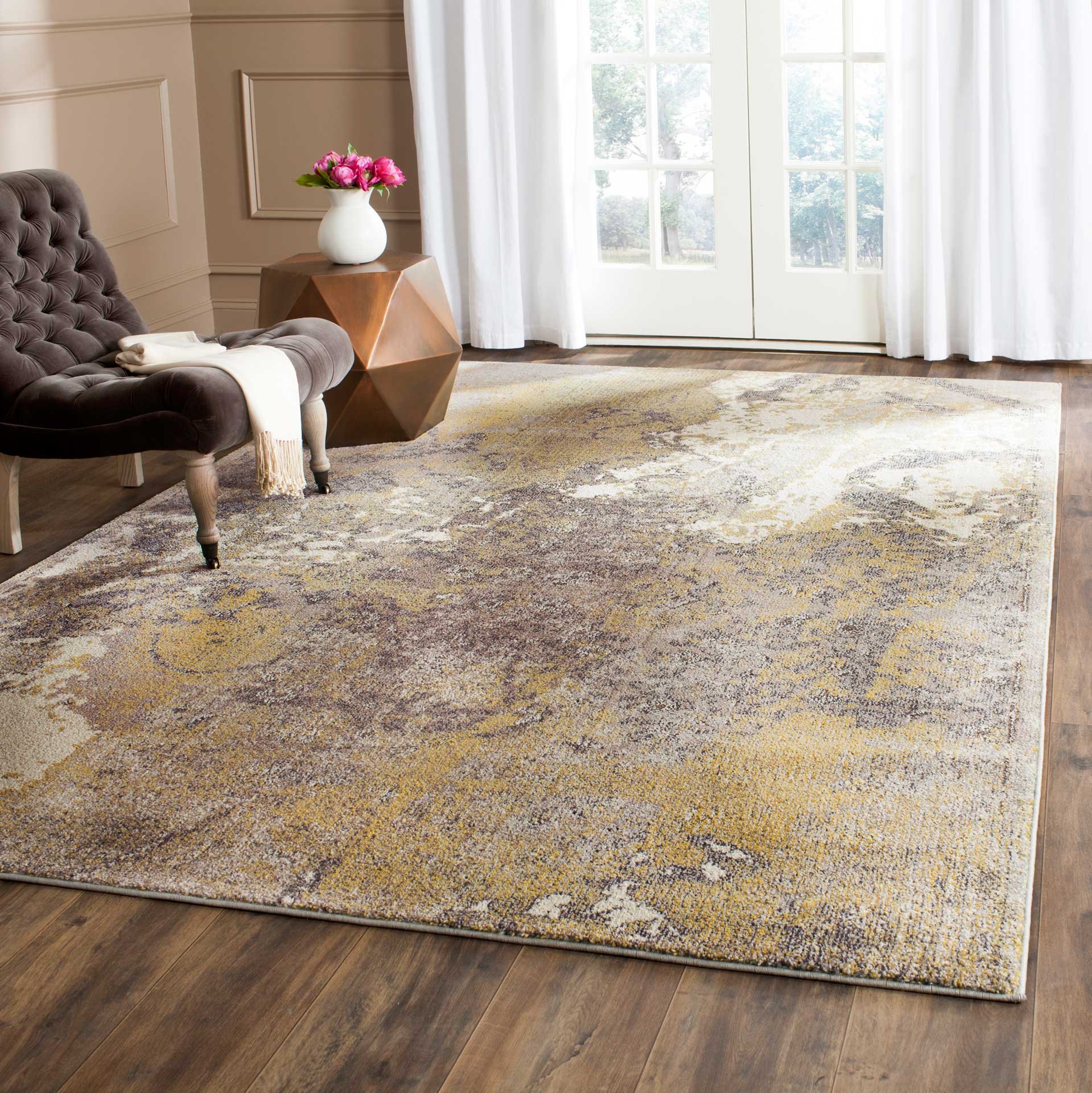 Monaco Ivory/Gray Area Rug - Image 4