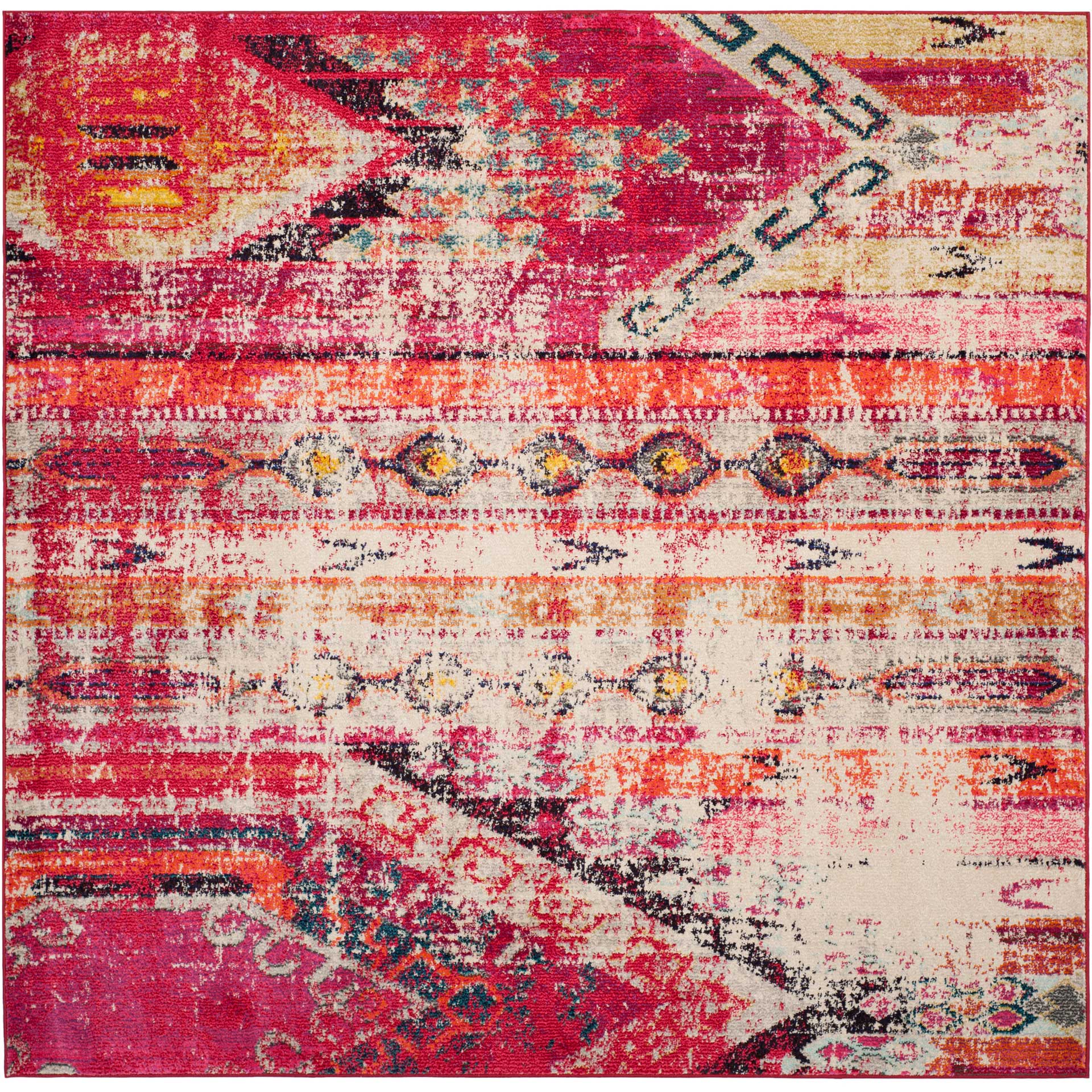 Monaco Magenta/Multi Area Rug - Image 3