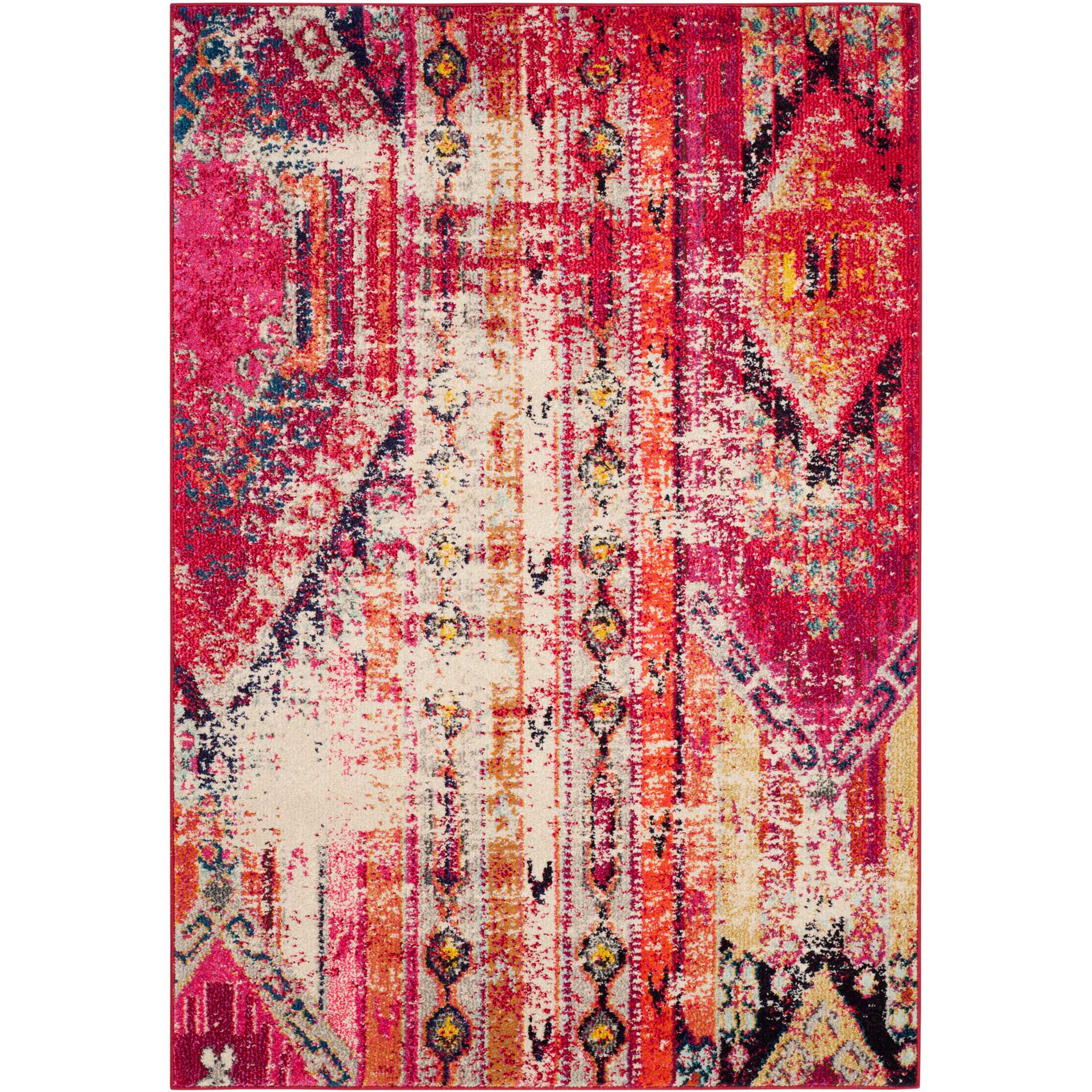 Monaco Magenta/Multi Area Rug - Image 4