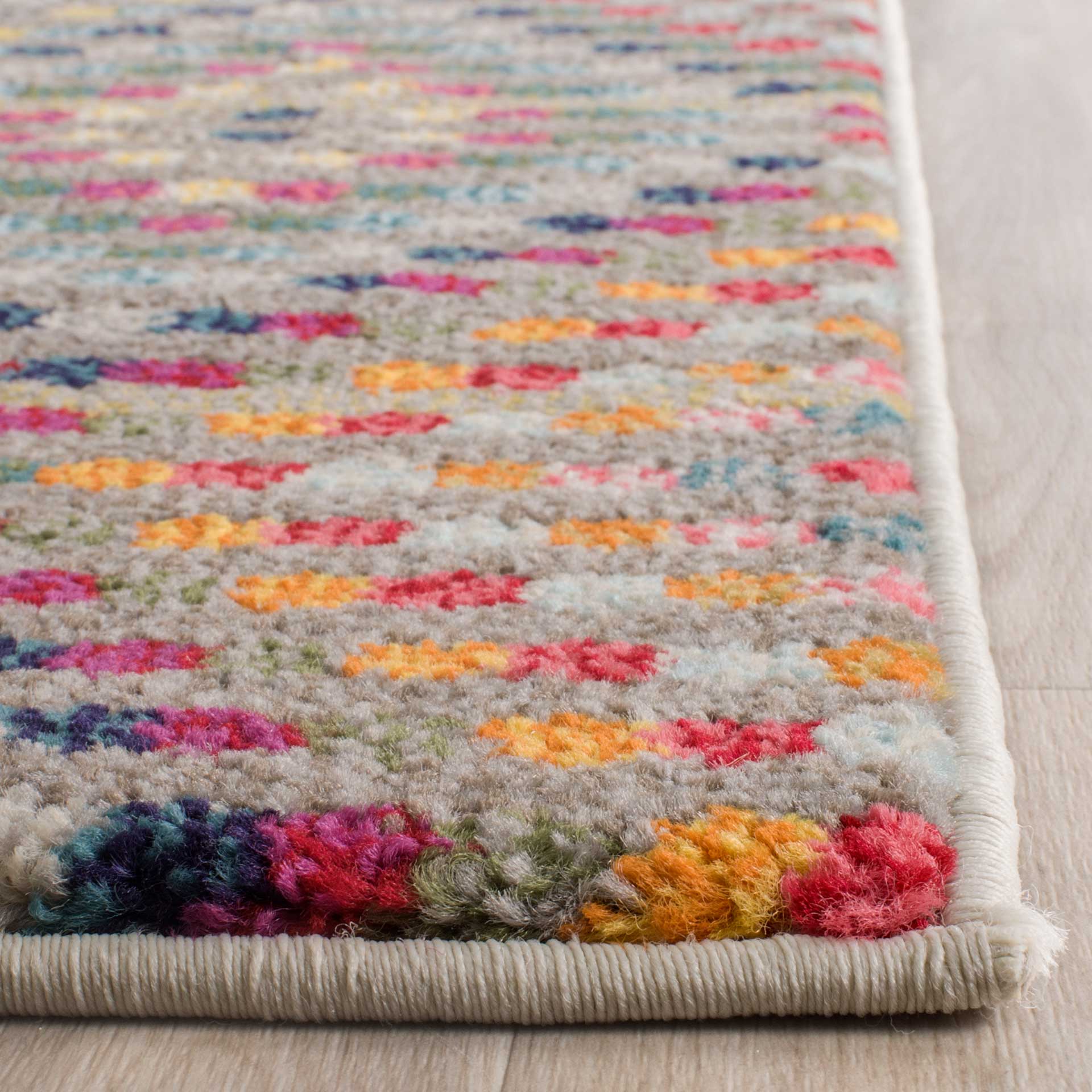 Monaco Multi/Beige Runner Rug - Image 2