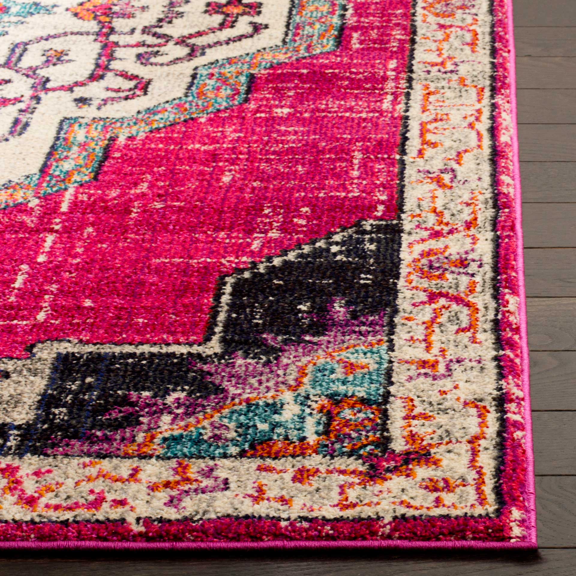 Monaco Pink/Ivory Area Rug - Image 3