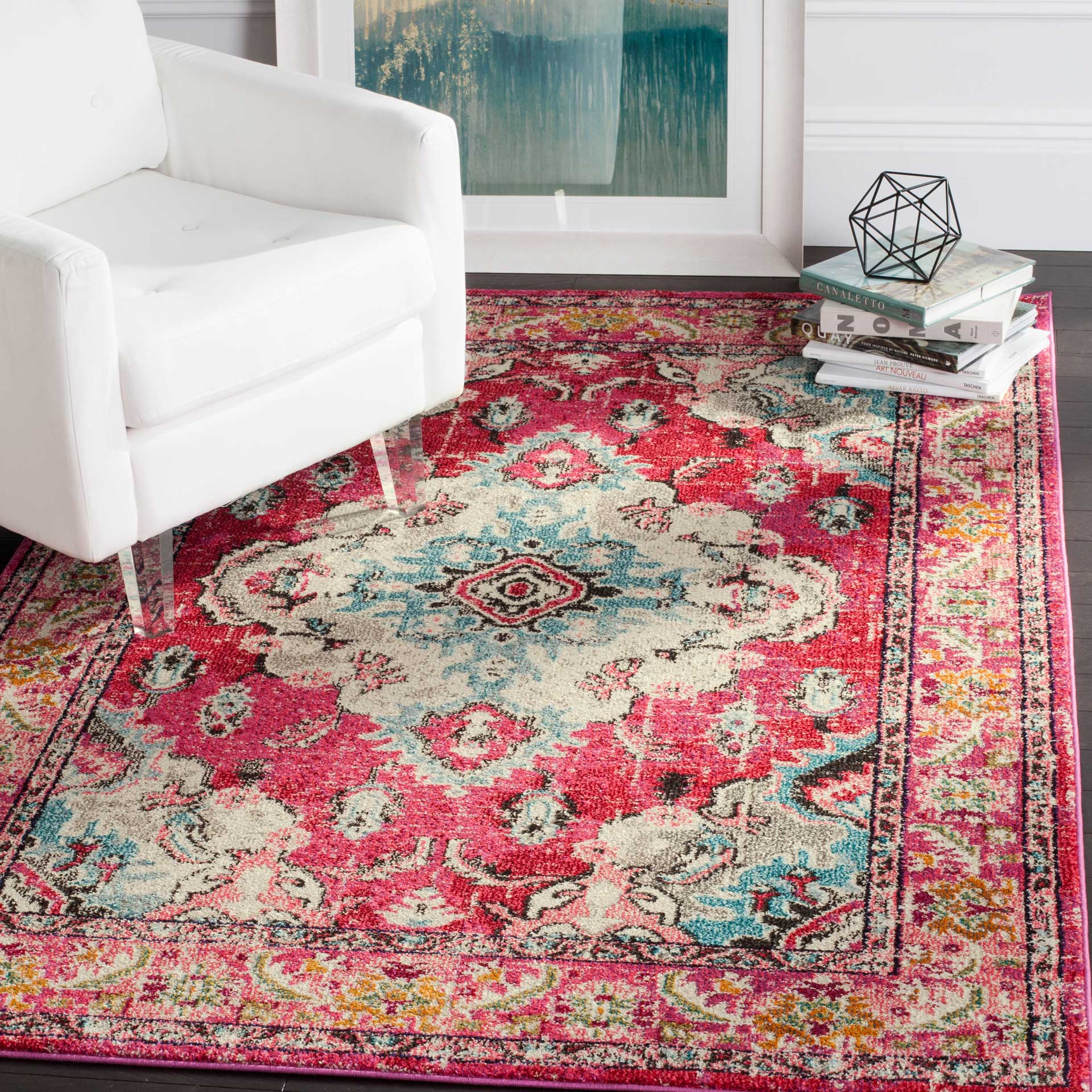 Monaco Pink/Multi Area Rug - Image 7