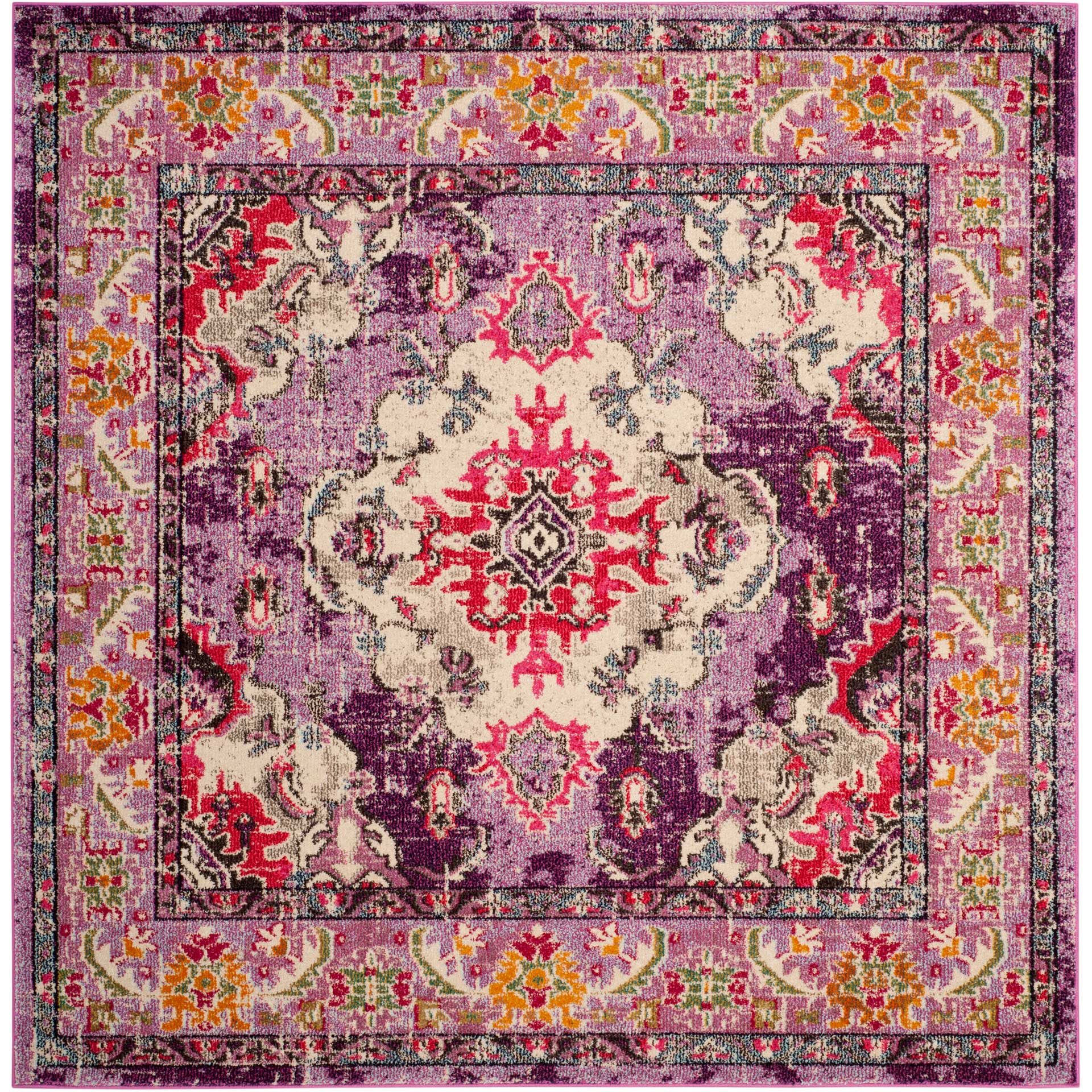 Monaco Violet/Fuchsia Area Rug - Image 2