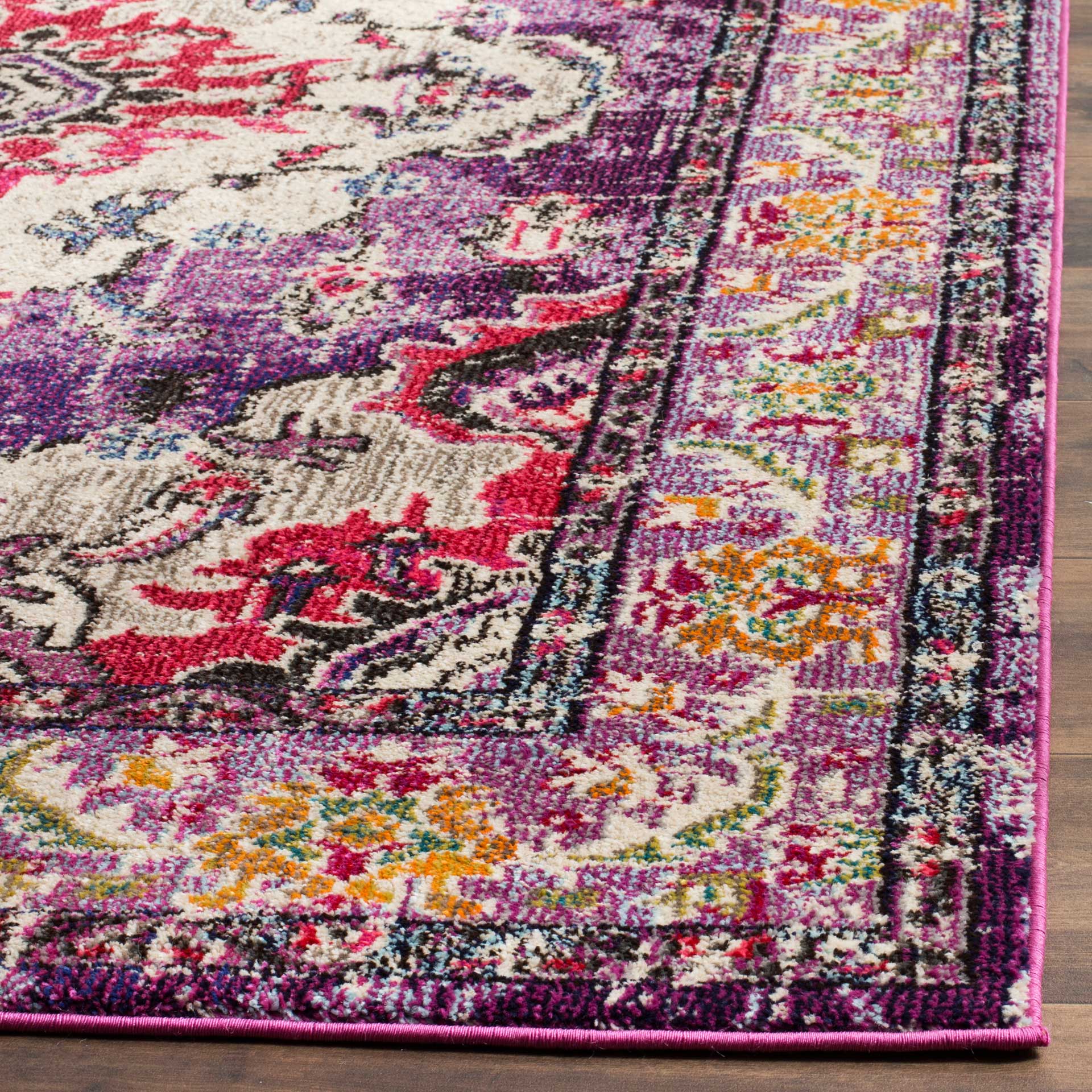 Monaco Violet/Fuchsia Area Rug - Image 4