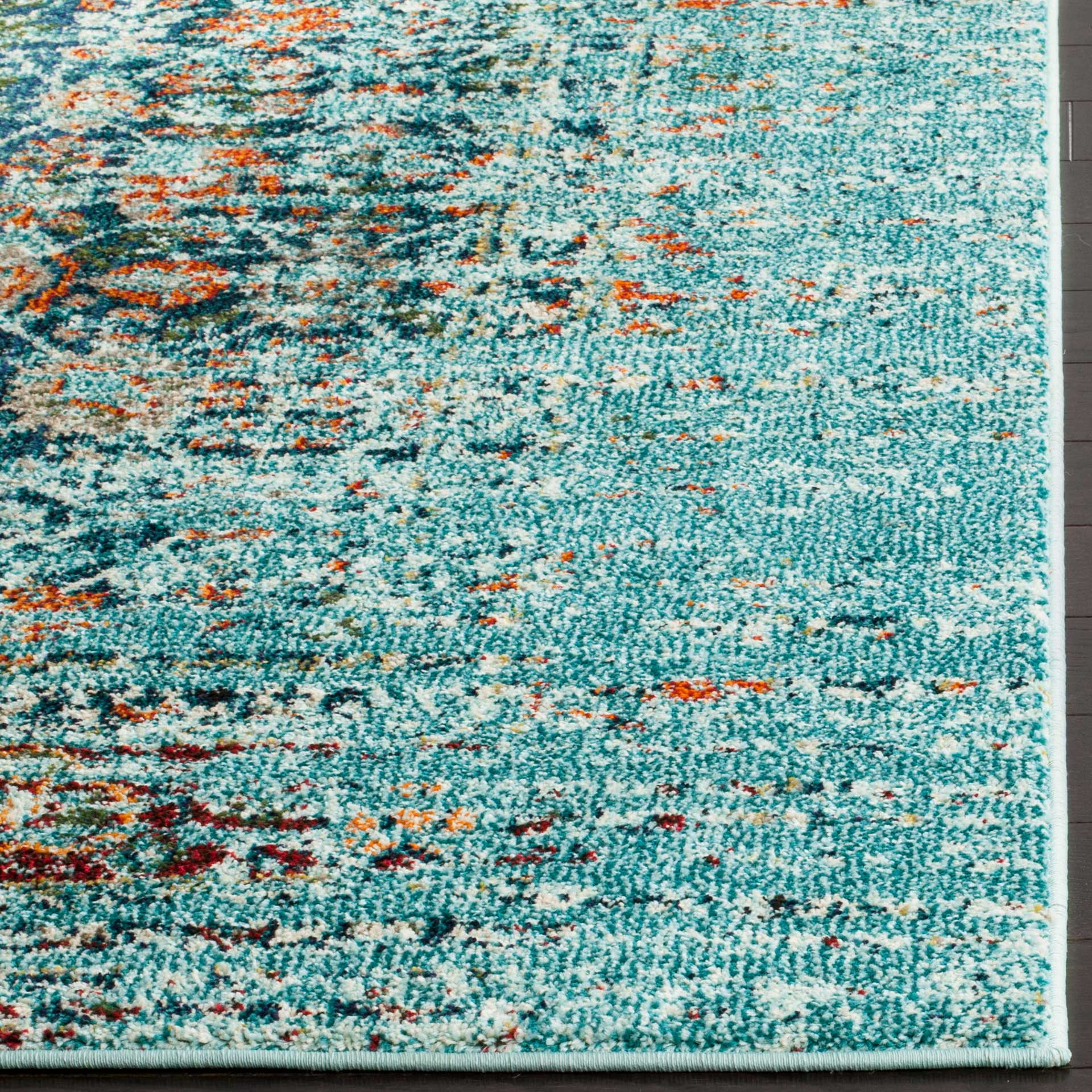 Monaco Washed Blue/Multi Area Rug - Image 8