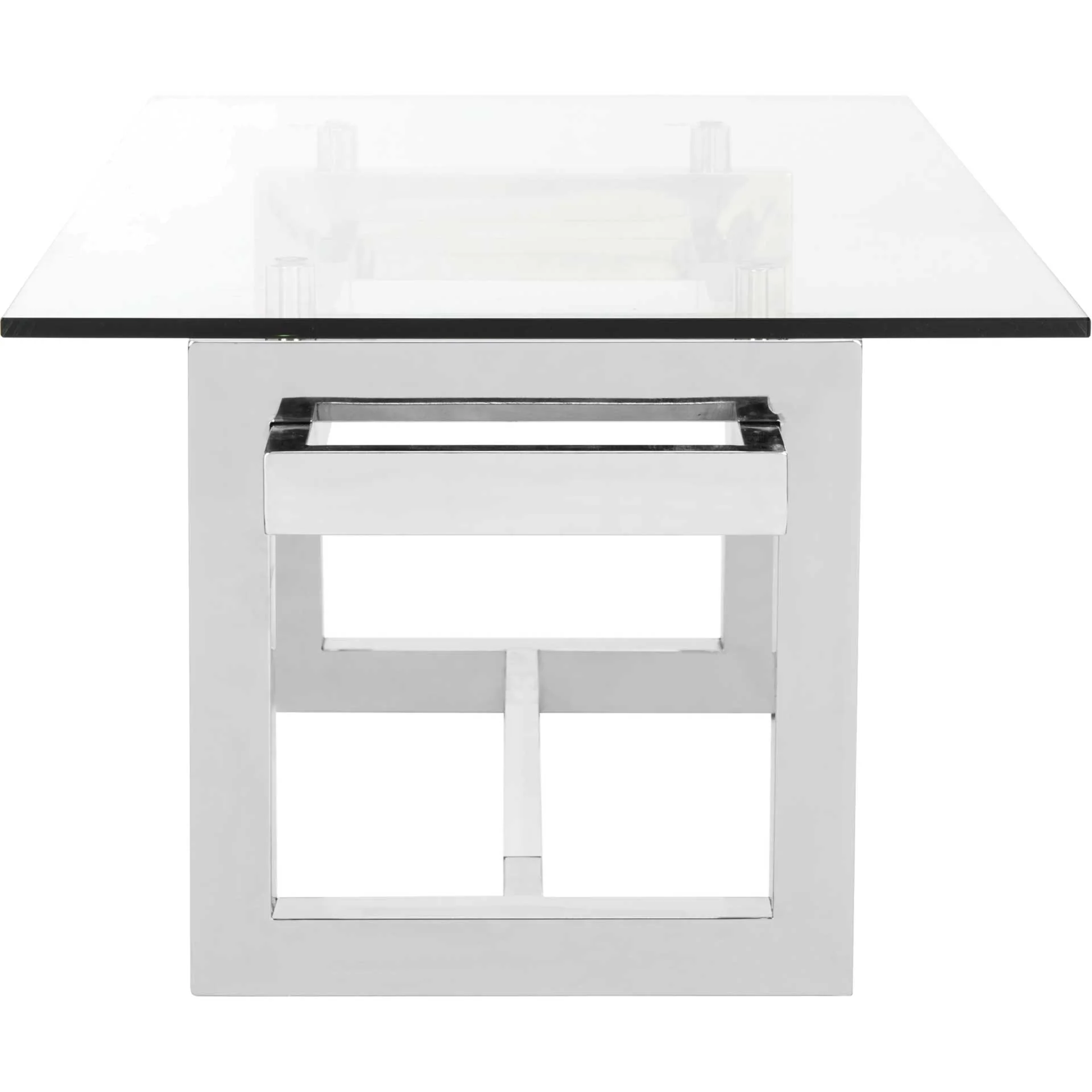 Monet Acrylic Coffee Table Silver - Image 3