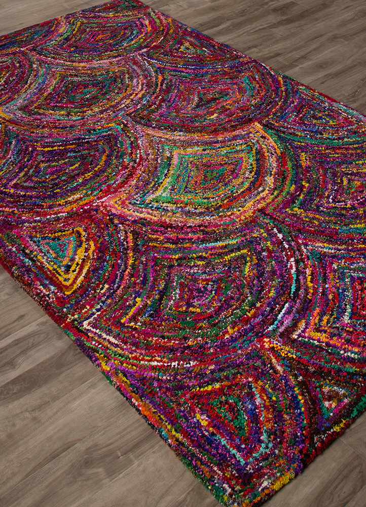 Monroe Ava Magenta/Mars Red Area Rug - Image 2
