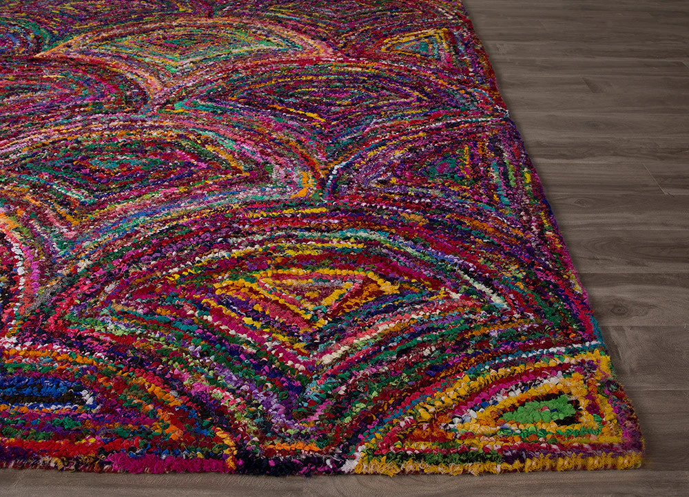 Monroe Ava Magenta/Mars Red Area Rug - Image 3