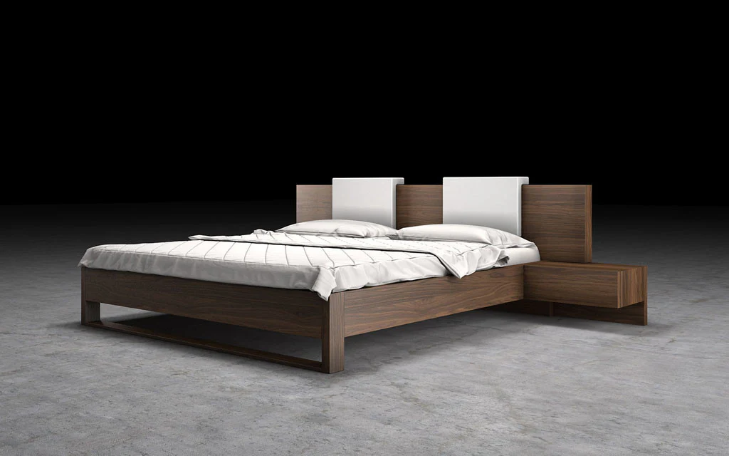 Monroe Bed Walnut - Image 3