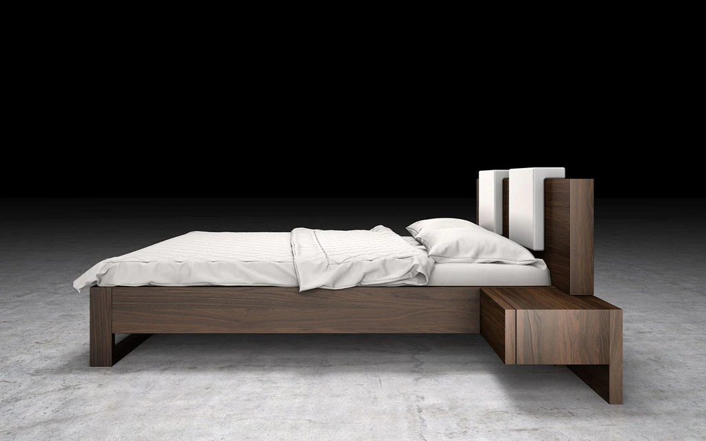 Monroe Bed Walnut - Image 4