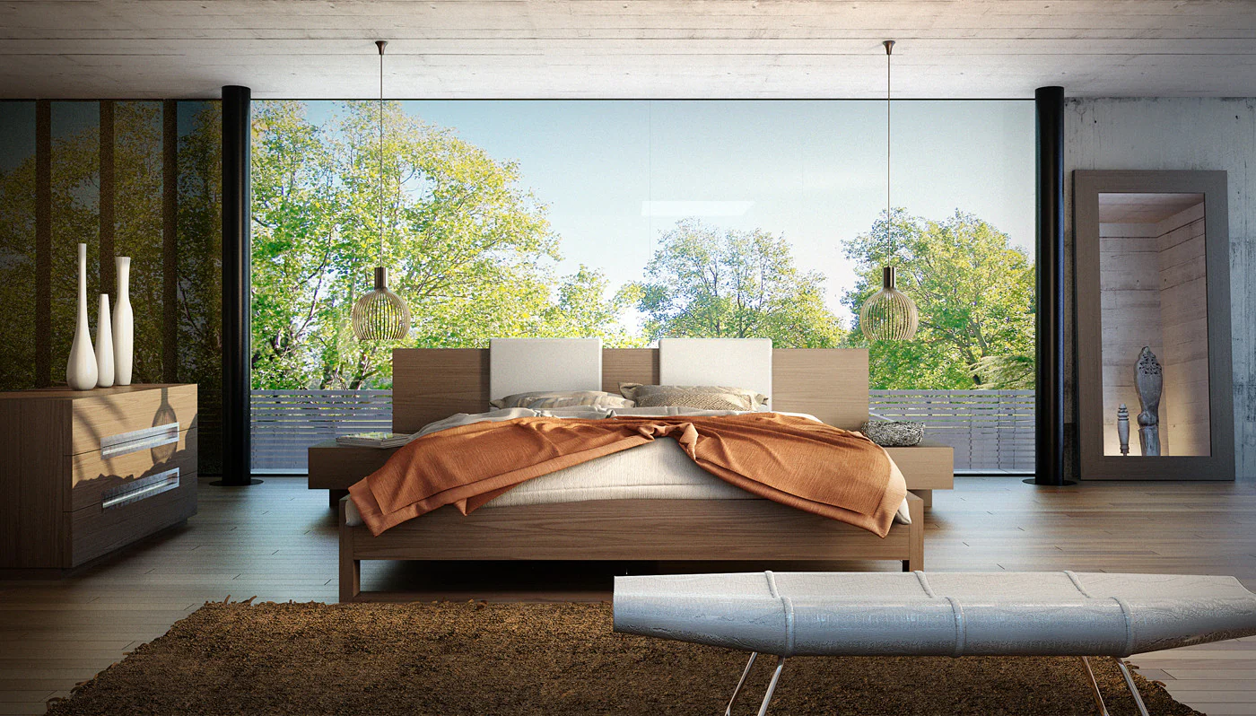 Monroe Bed Walnut - Image 5