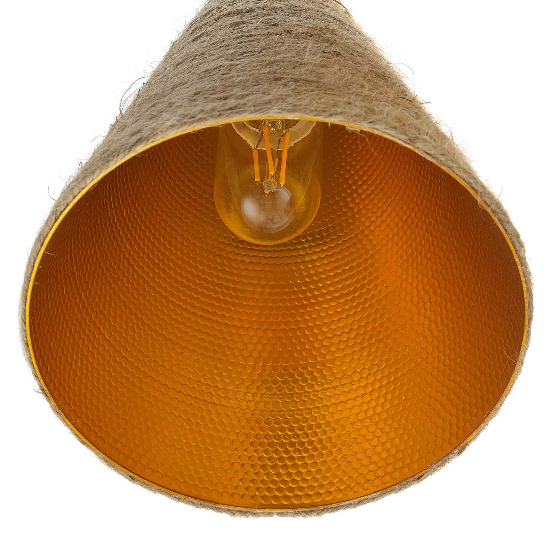 Monserrat 3 Pendant Light Ceiling Fixture Gold - Image 3