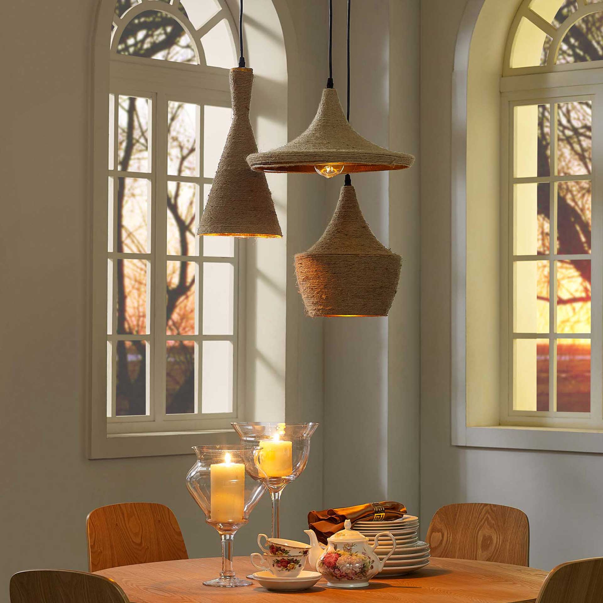 Monserrat 3 Pendant Light Ceiling Fixture Gold - Image 4