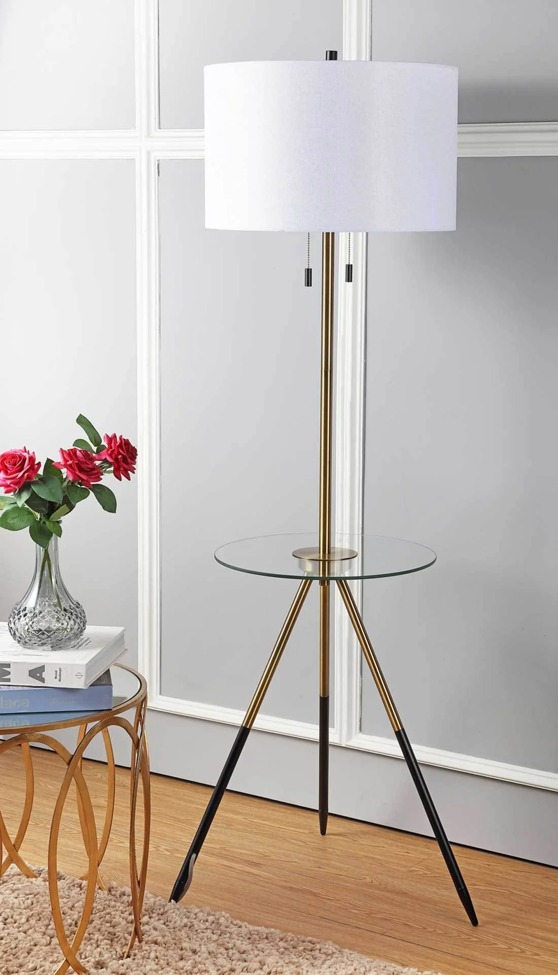 Monserrat Floor Lamp Side Table - Image 4