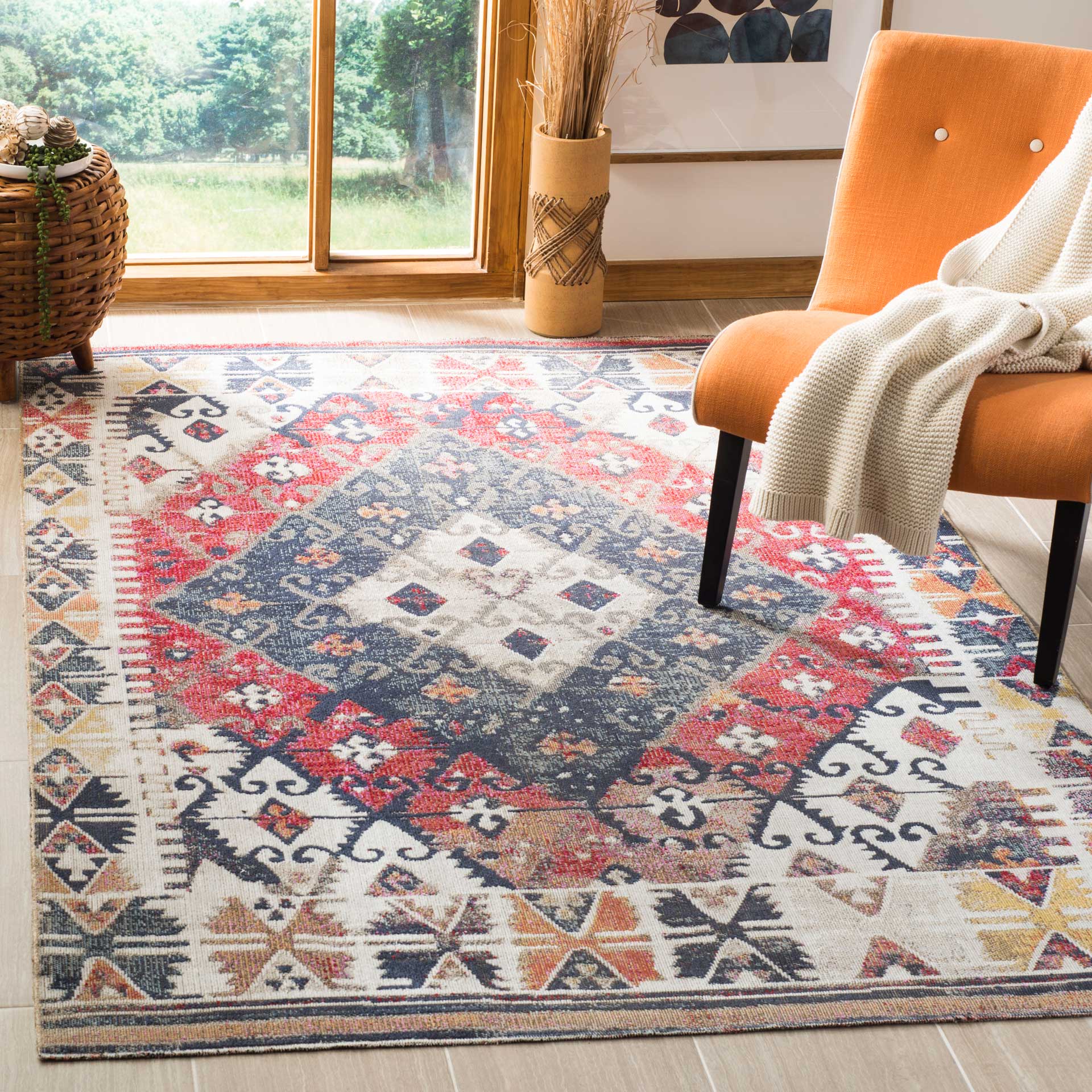 Montage Rust/Ivory/Multi Area Rug - Image 3