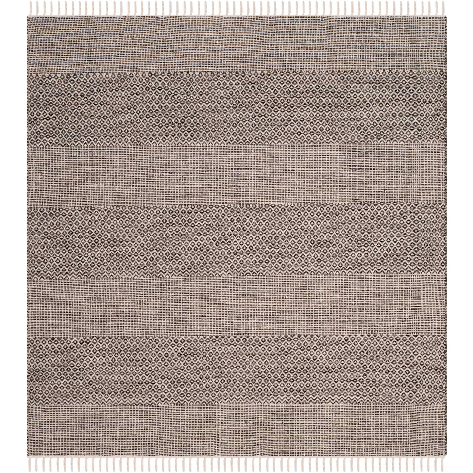 Montauk Alternating Ivory/Anthracite Area Rug - Image 3