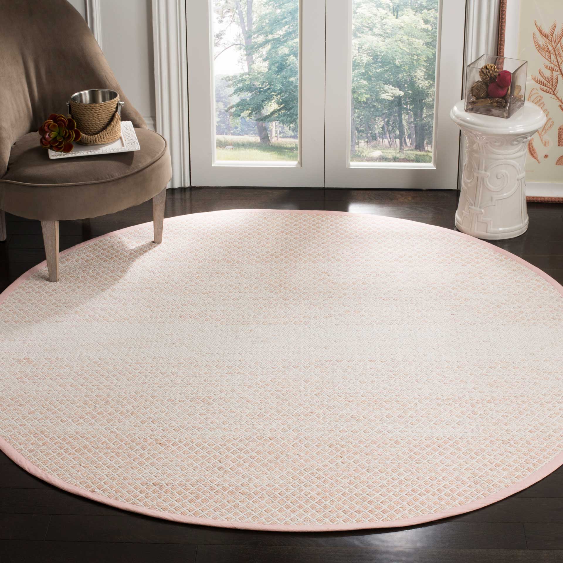 Montauk Beige/Ivory Round Rug - Image 3