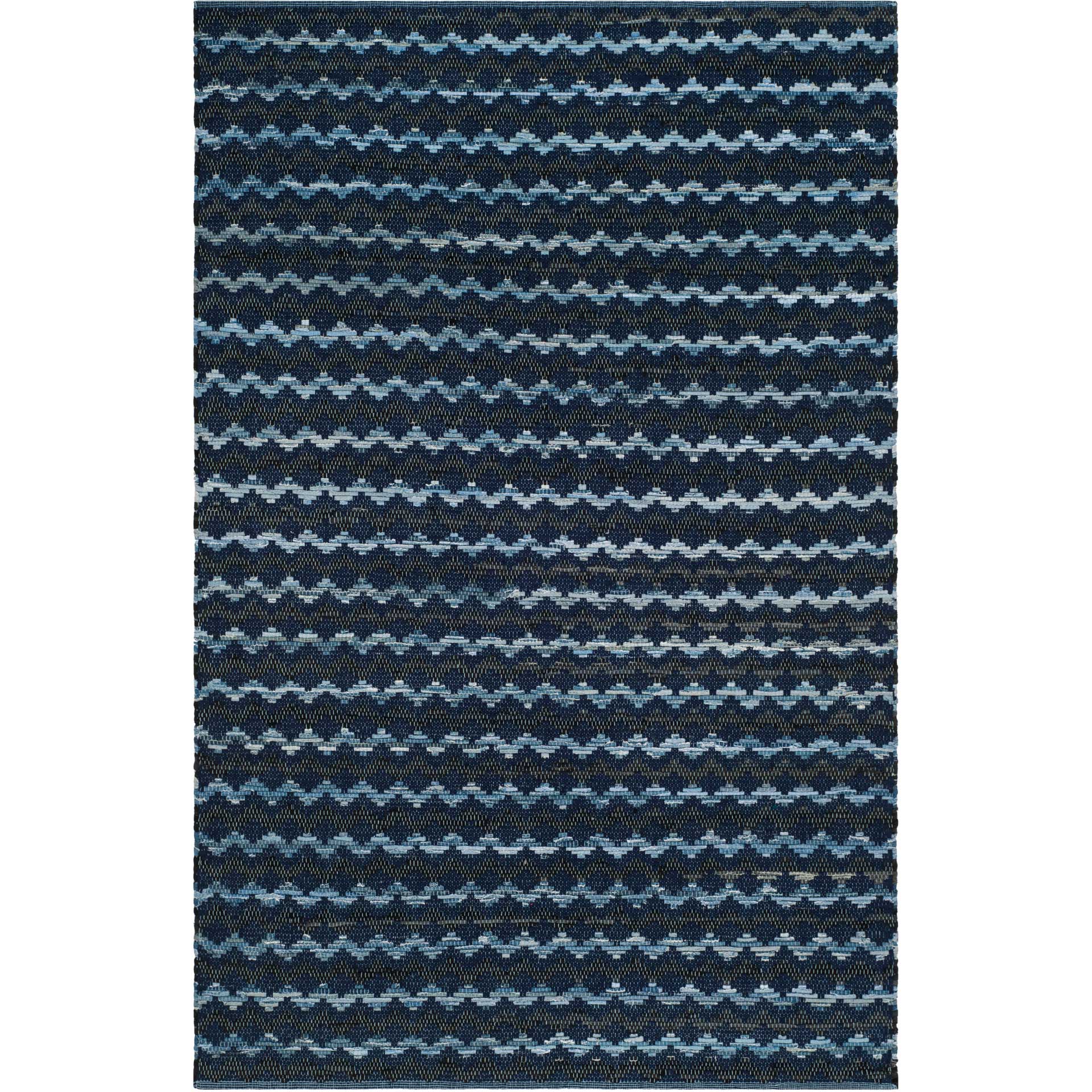 Montauk Blue/Turquoise/Black Area Rug - Image 3