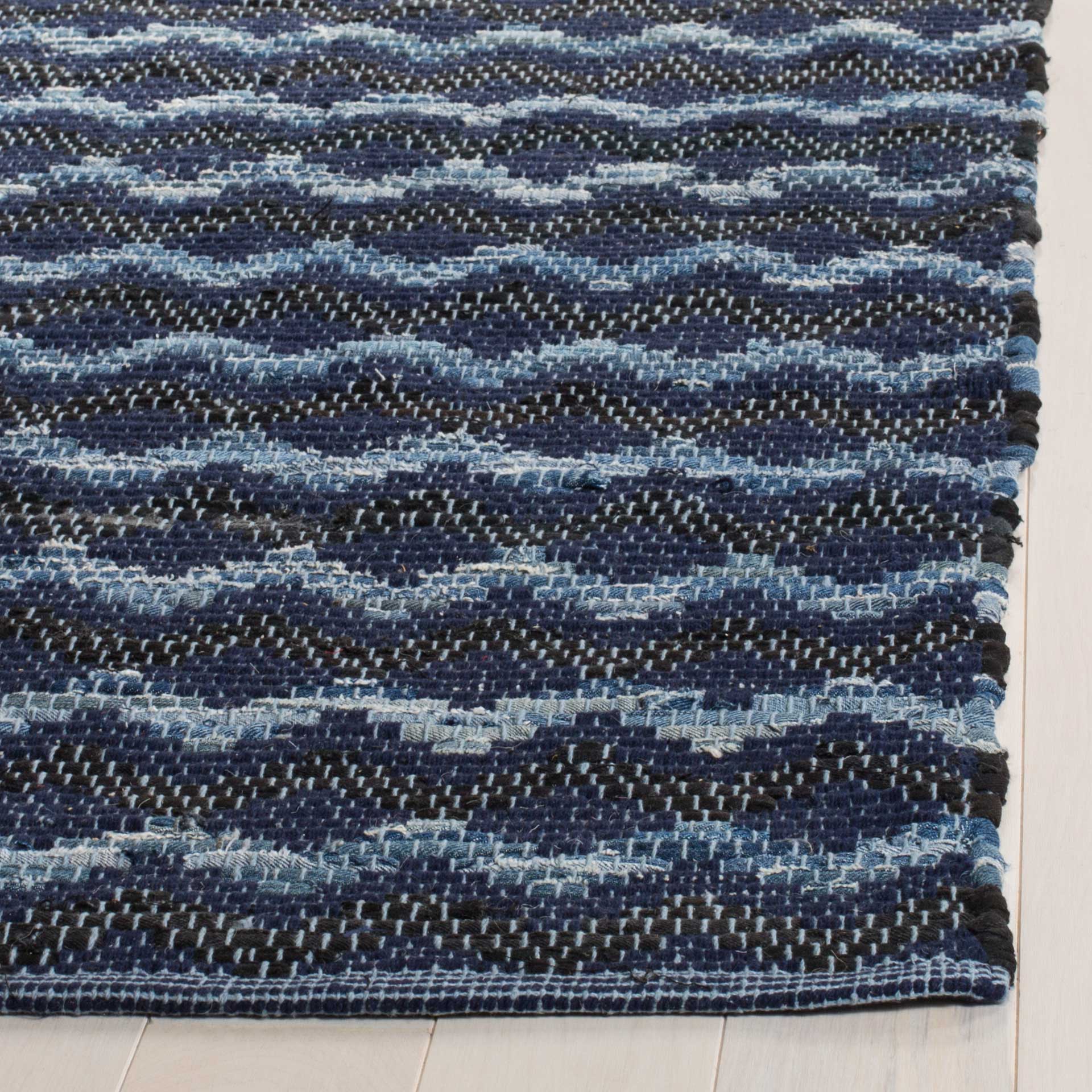 Montauk Blue/Turquoise/Black Area Rug - Image 5