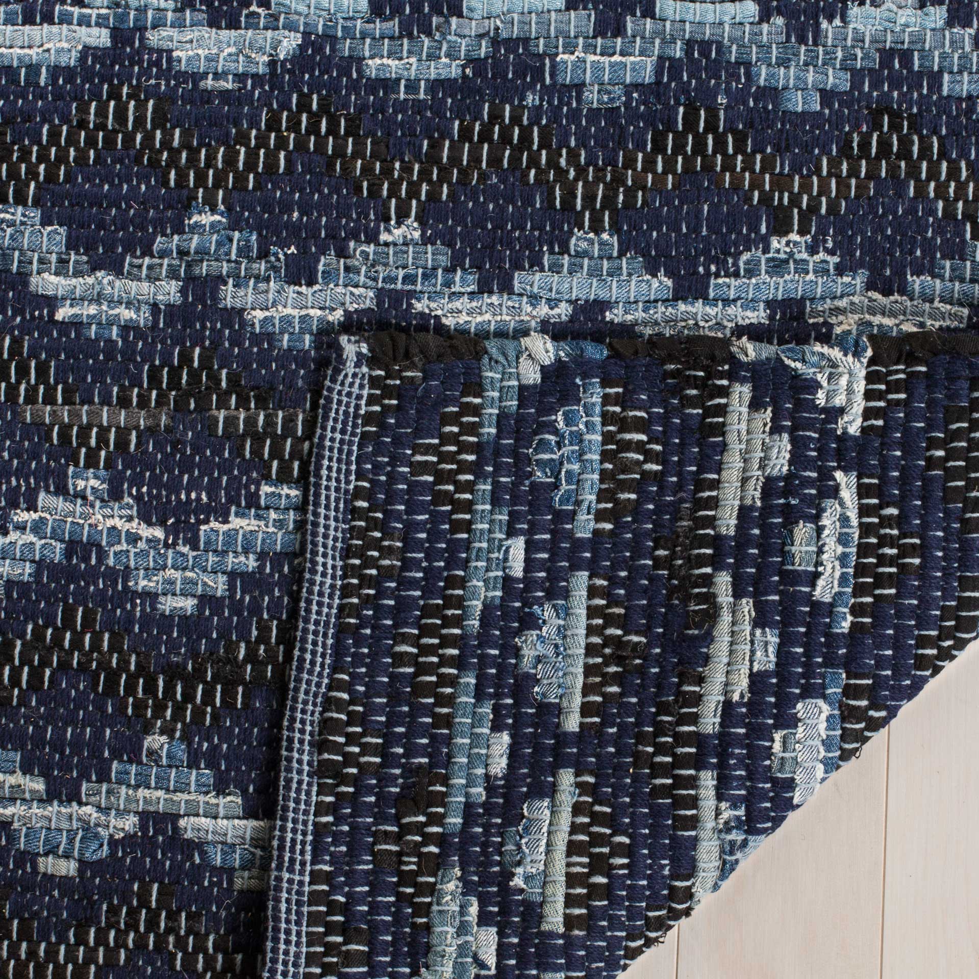 Montauk Blue/Turquoise/Black Area Rug - Image 6