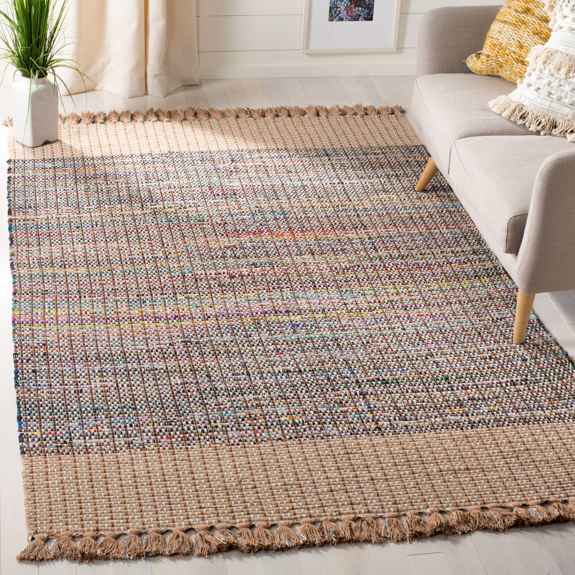 Montauk Border Beige/Multi Area Rug - Image 6