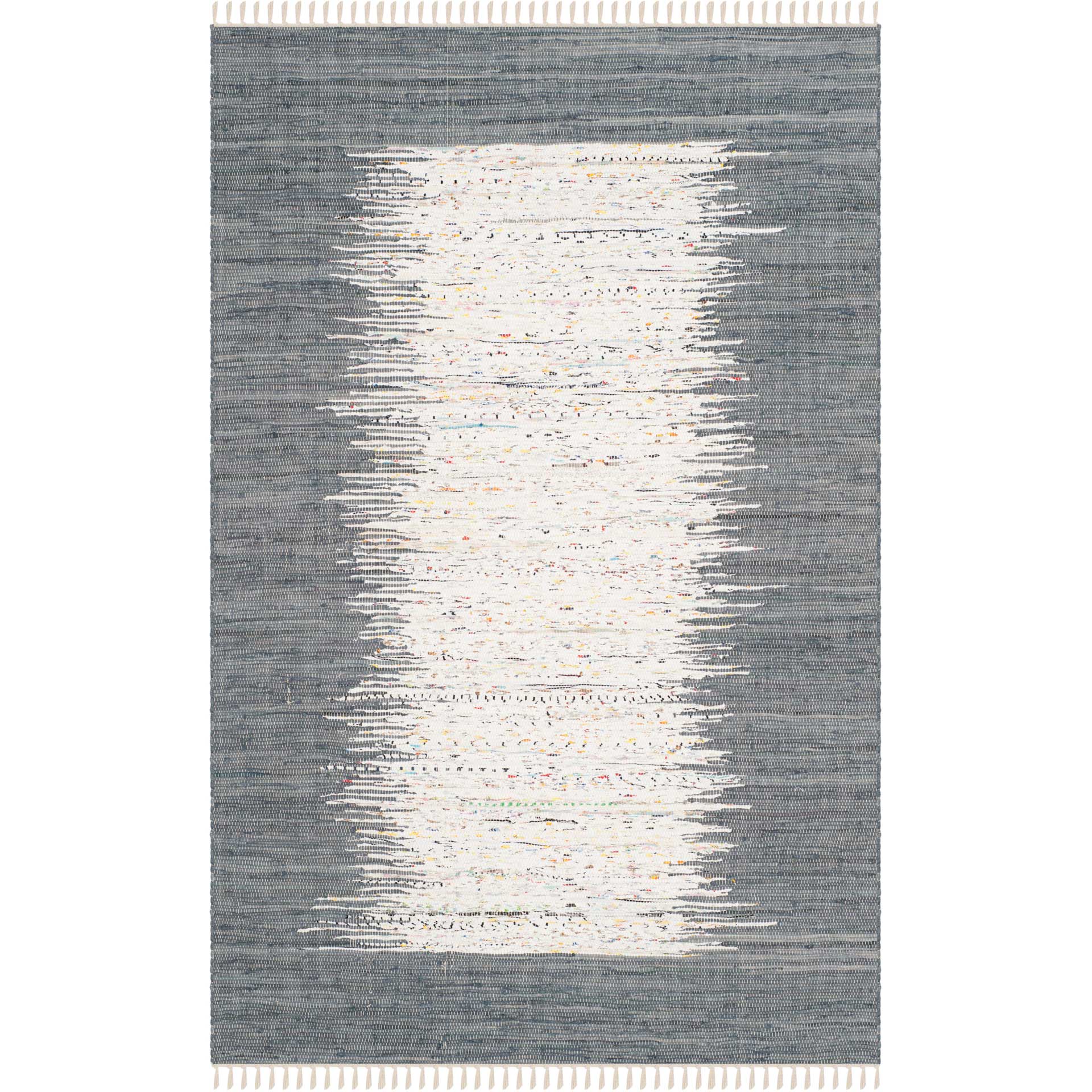 Montauk Border Ivory/Gray Area Rug - Image 2
