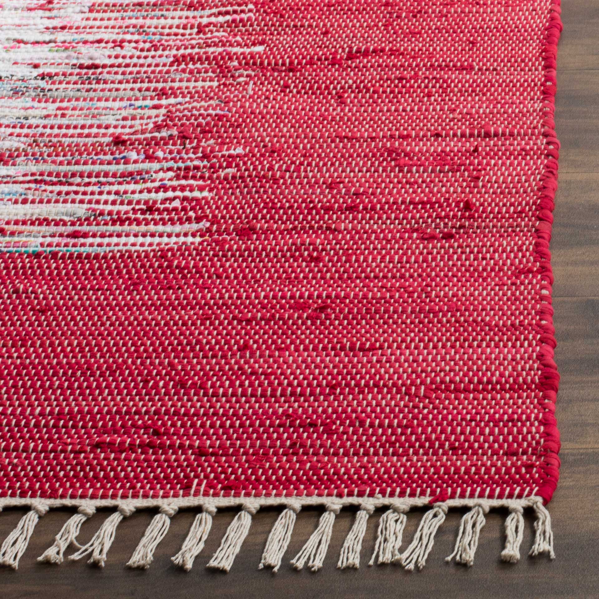 Montauk Border Ivory/Red Area Rug - Image 4