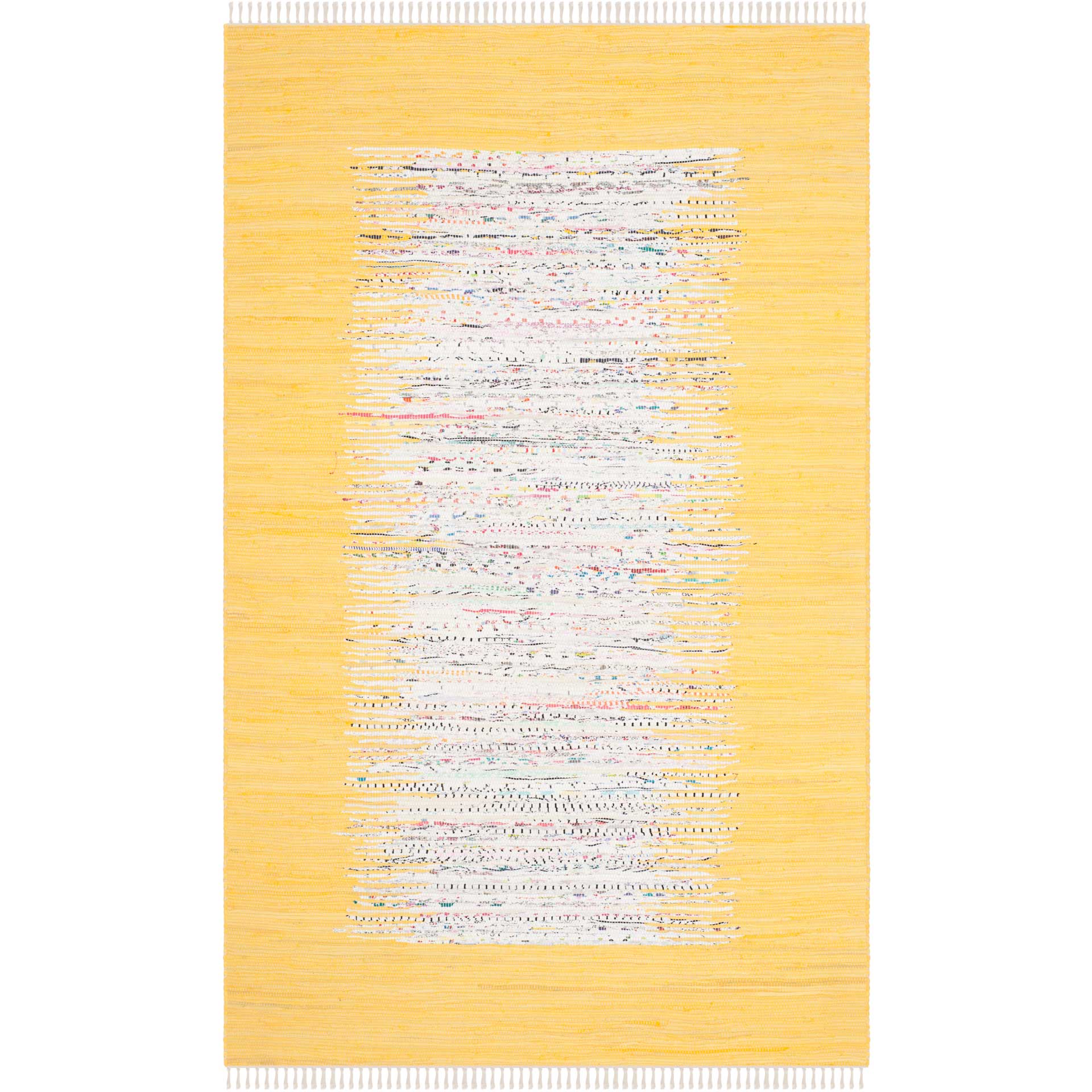 Montauk Border Ivory/Yellow Area Rug - Image 2