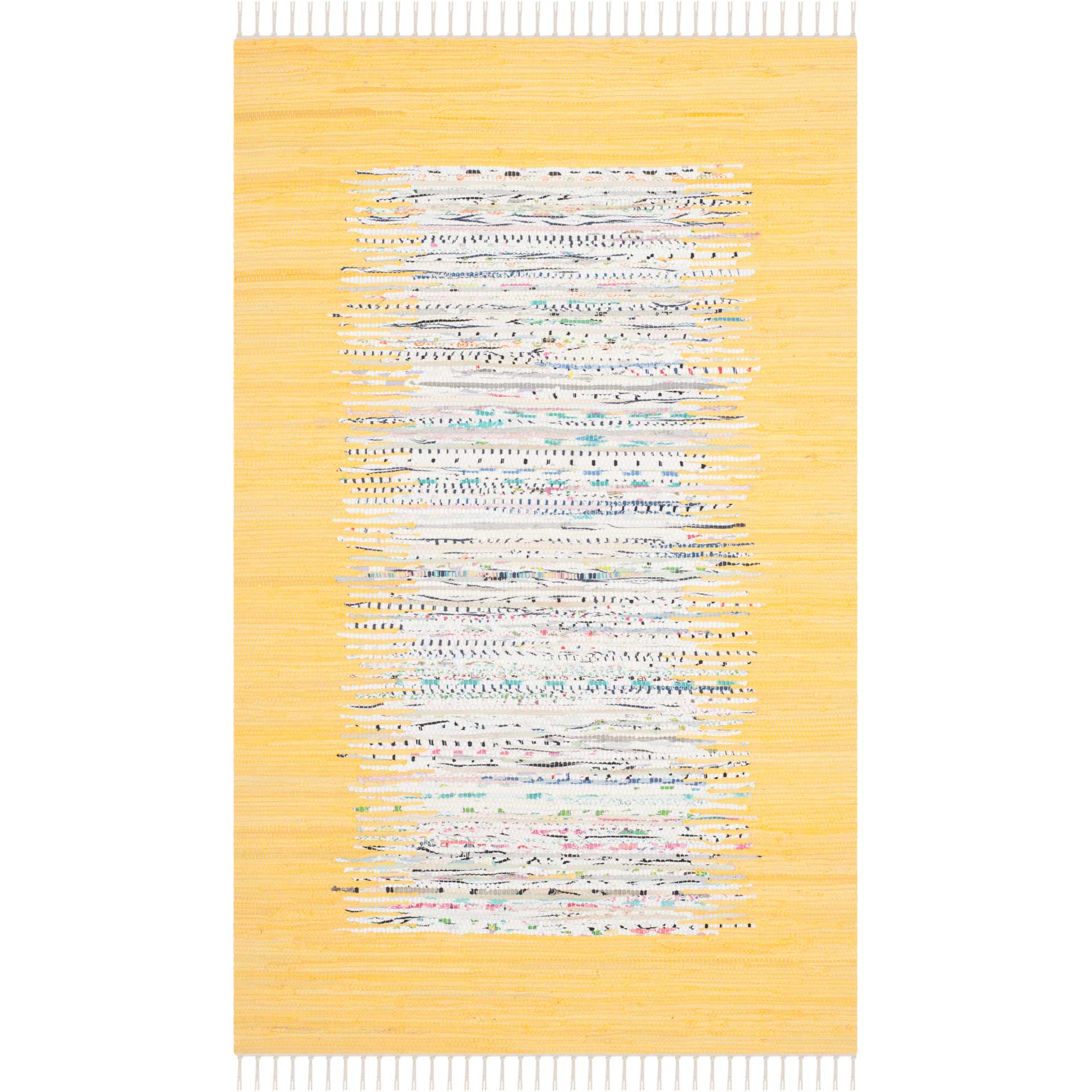 Montauk Border Ivory/Yellow Area Rug - Image 3