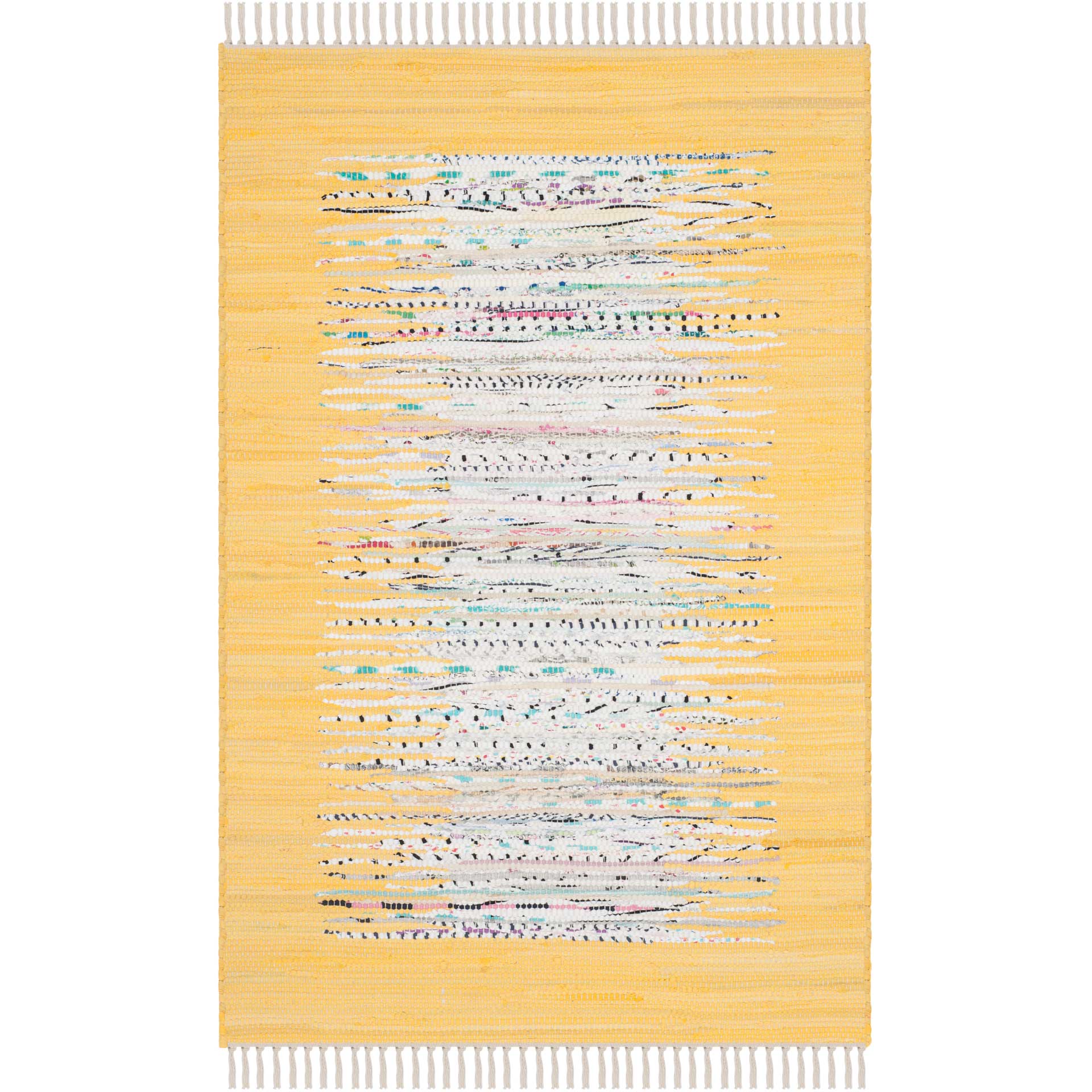 Montauk Border Ivory/Yellow Area Rug - Image 4