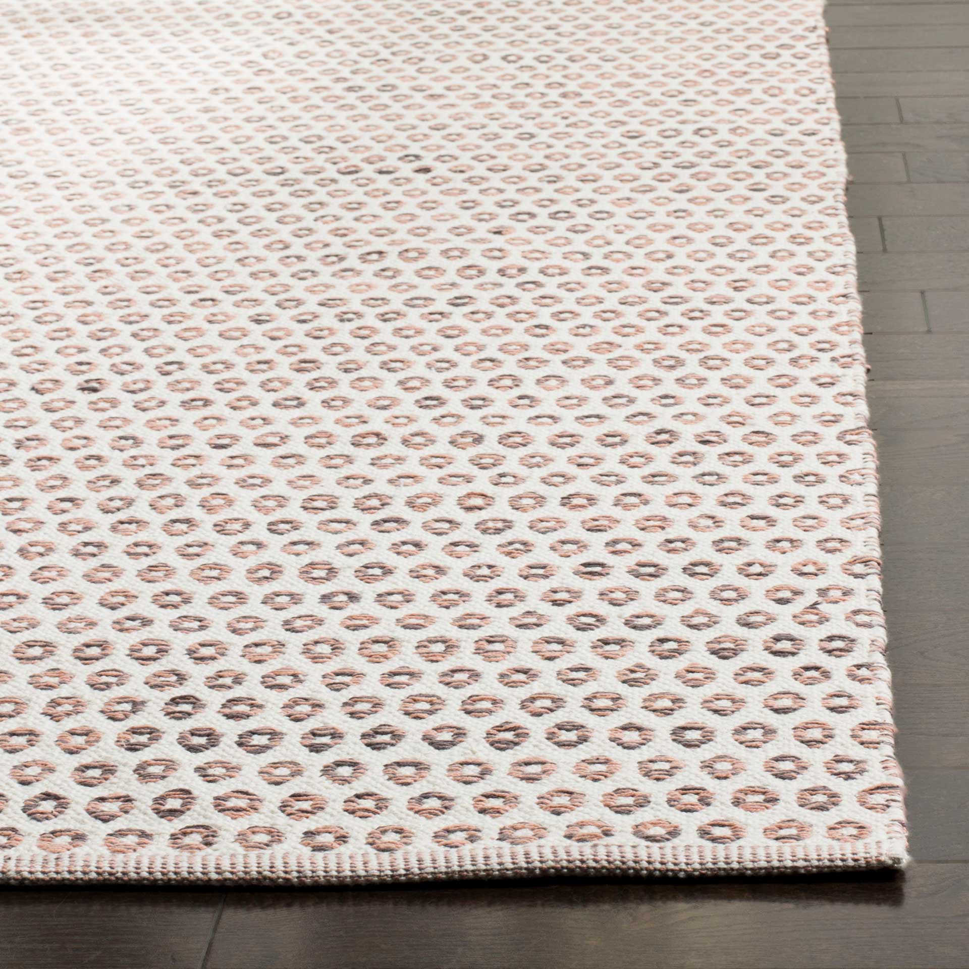 Montauk Charcoal/Peach/Ivory Area Rug - Image 4