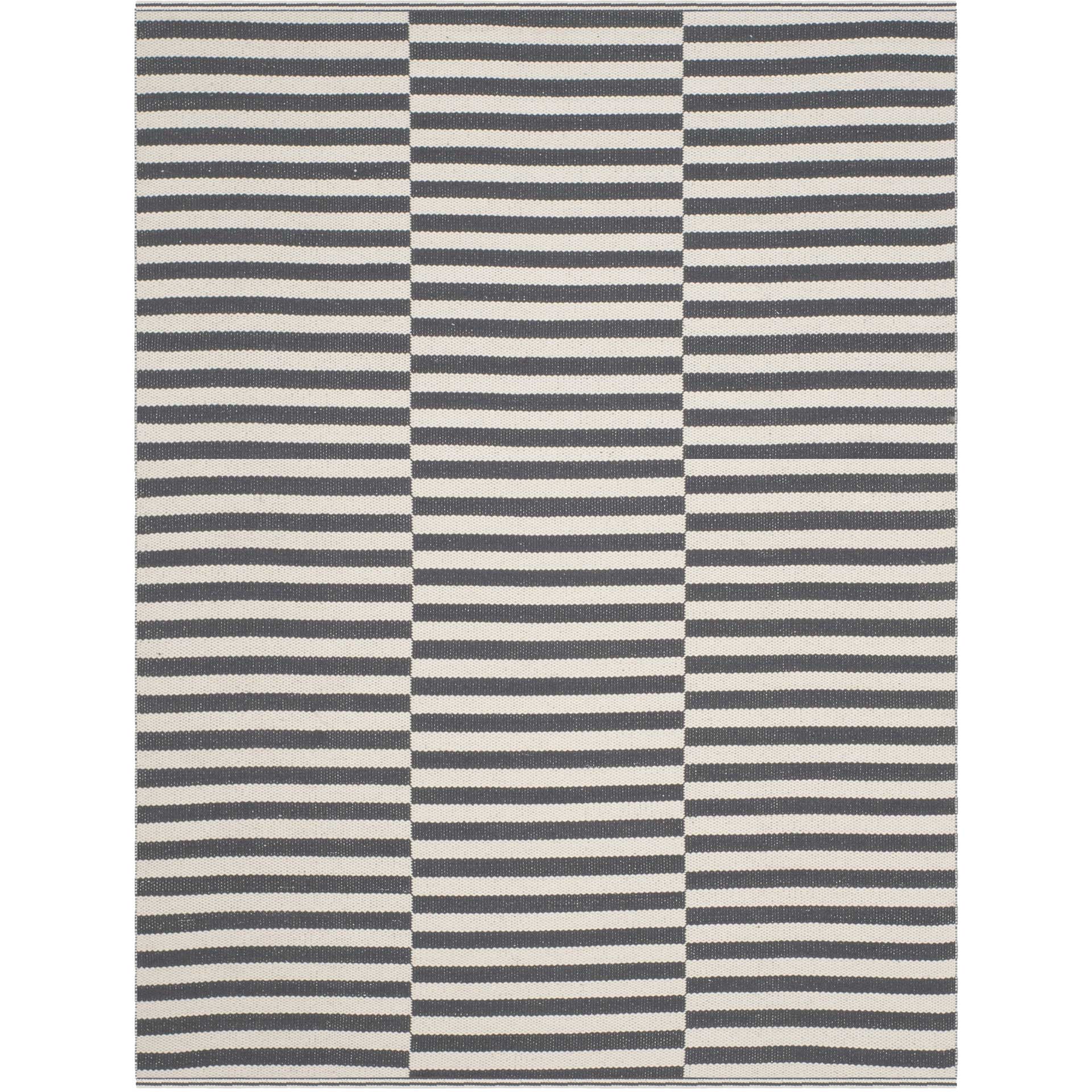 Montauk Checker Ivory/Gray Area Rug - Image 3