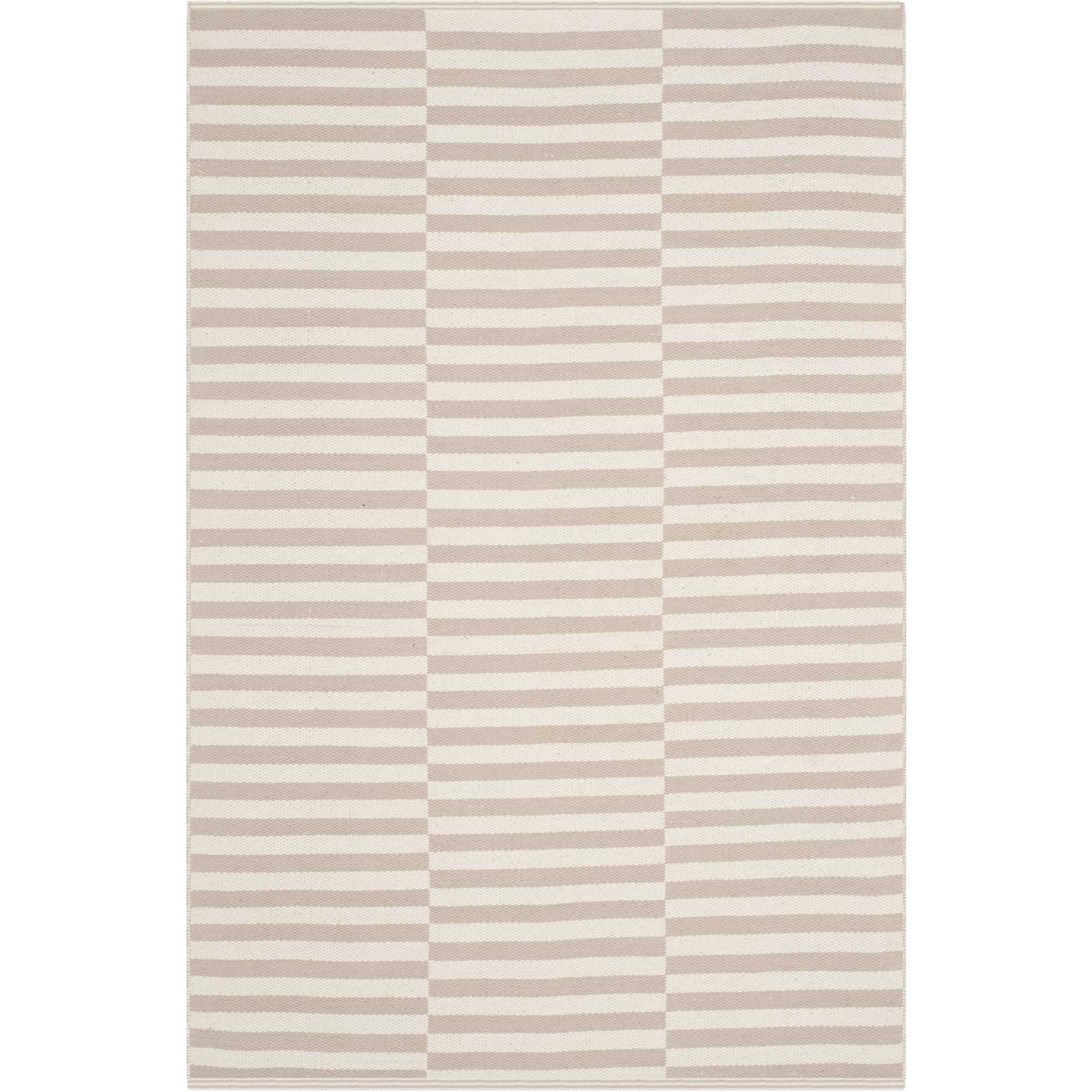 Montauk Checker Ivory/Light Gray Area Rug - Image 2