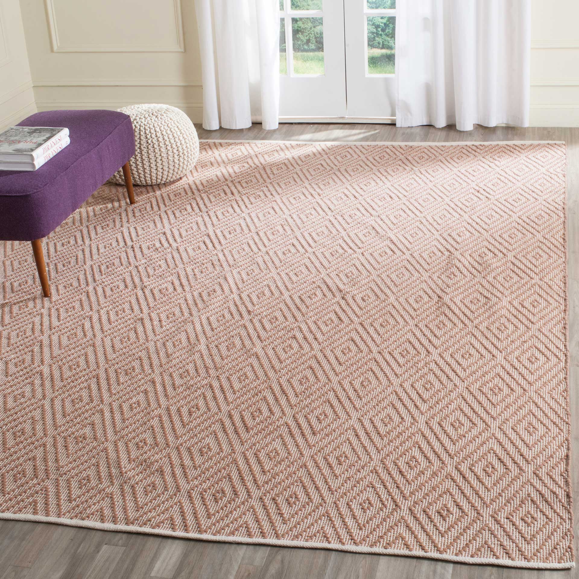 Montauk Diamond Beige/Ivory Area Rug - Image 5