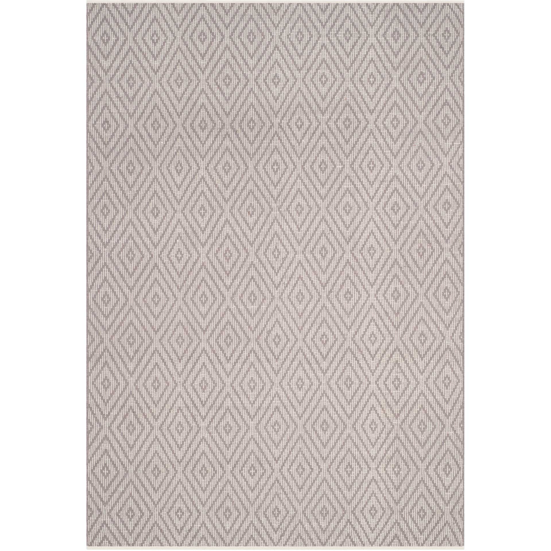 Montauk Diamond Gray/Ivory Area Rug - Image 3