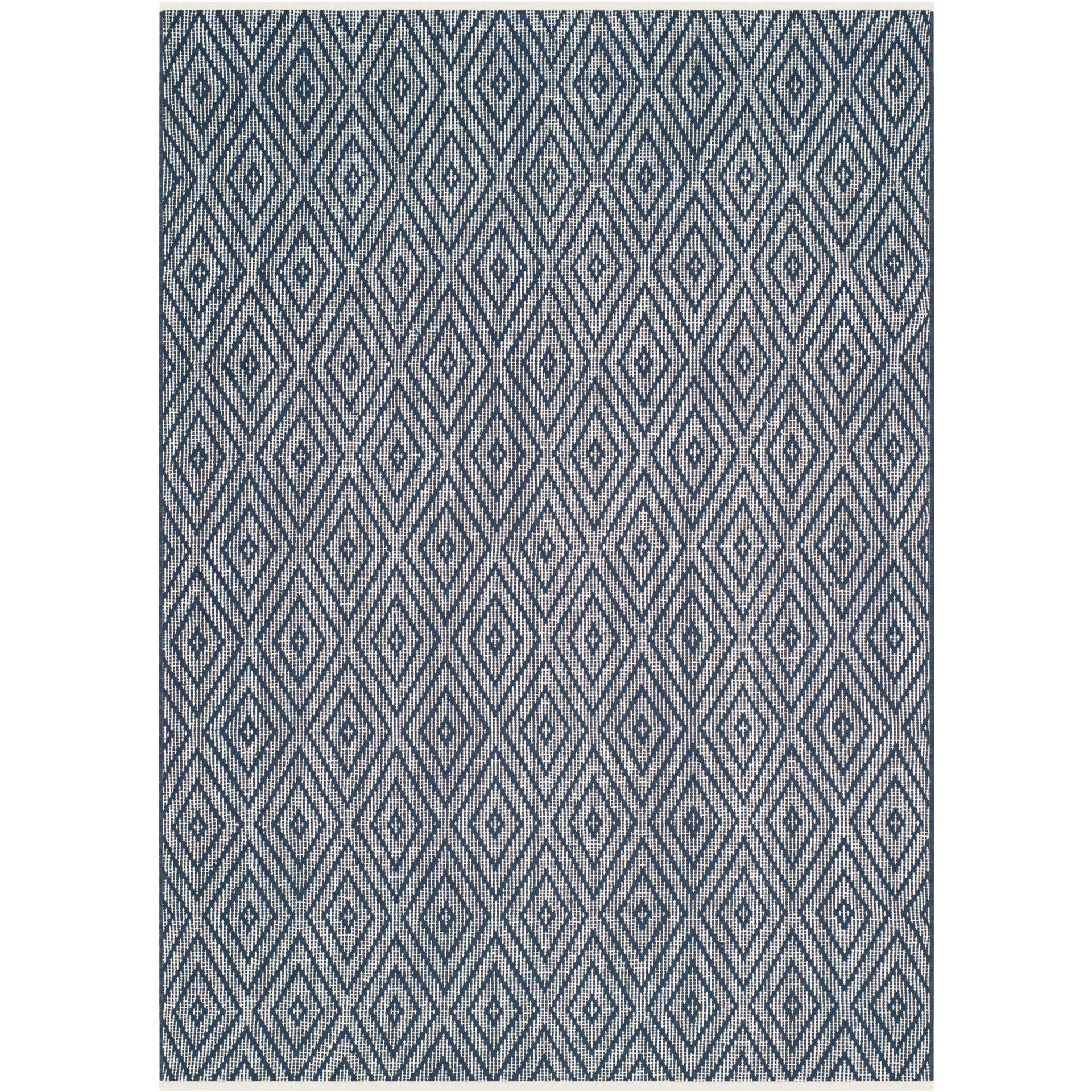 Montauk Diamond Navy/Ivory Area Rug - Image 2
