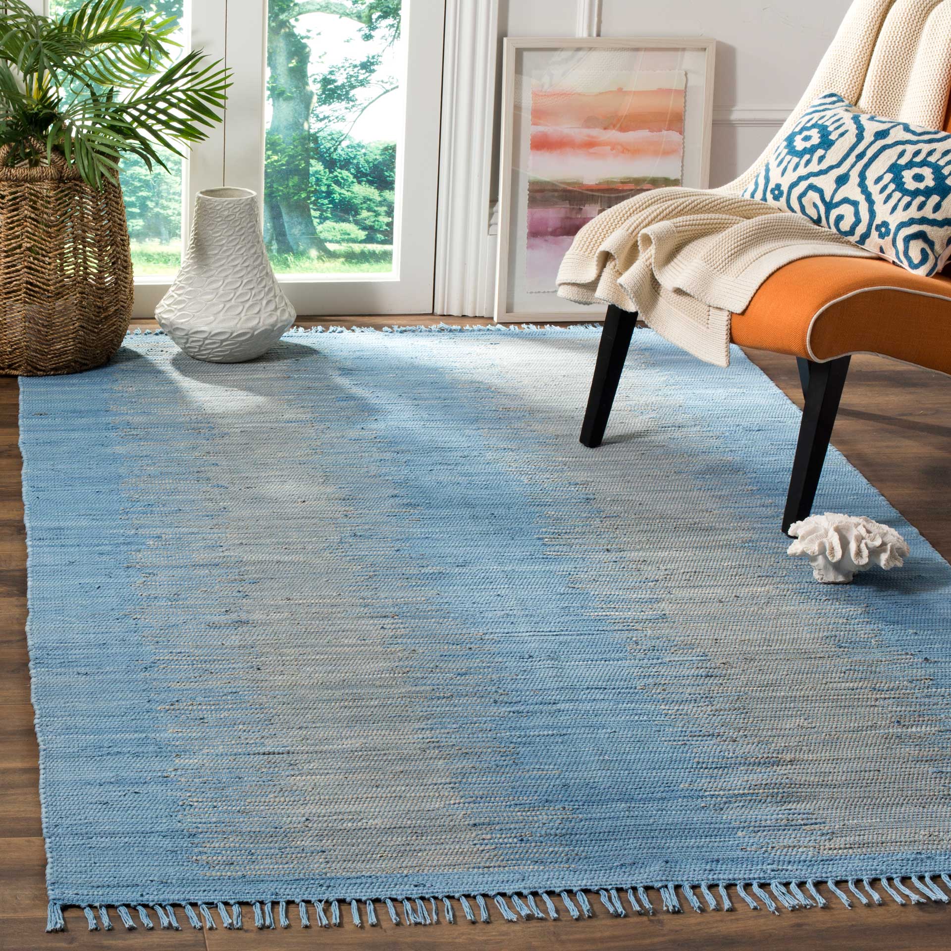Montauk Dual Light Blue Area Rug - Image 6
