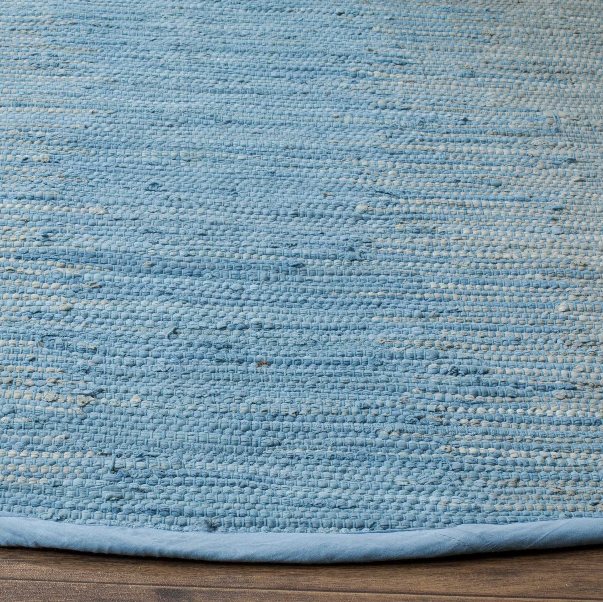 Montauk Dual Light Blue Round Rug - Image 2
