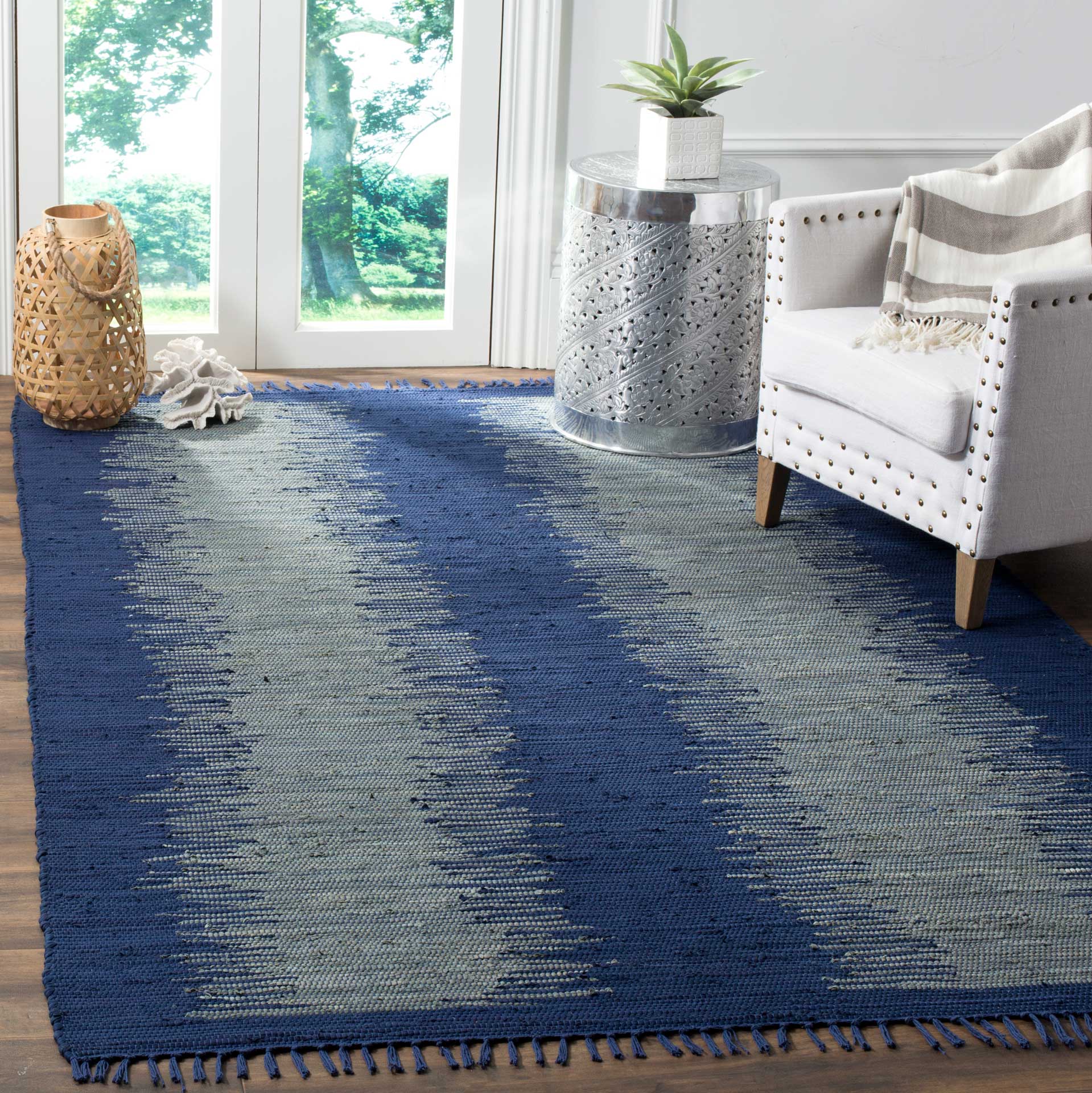 Montauk Dual Navy Area Rug - Image 7