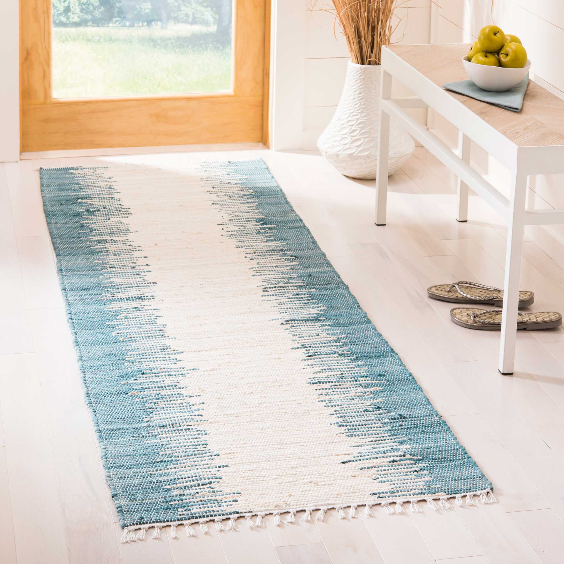 Montauk Frequency Blue Runner Rug - Image 2